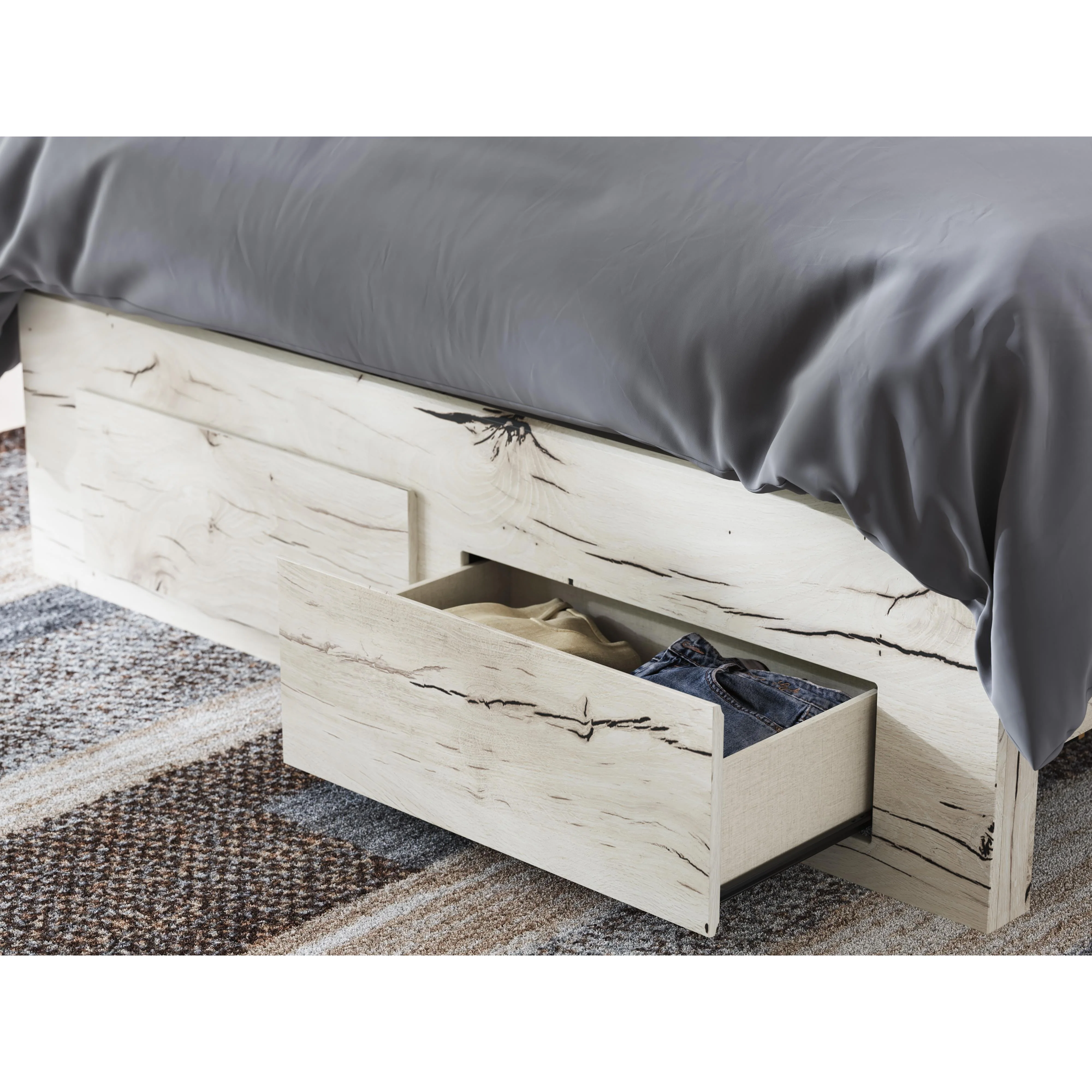 Signature Design by Ashley Lawroy B2310B4 Queen Panel Storage Bed - Image 10