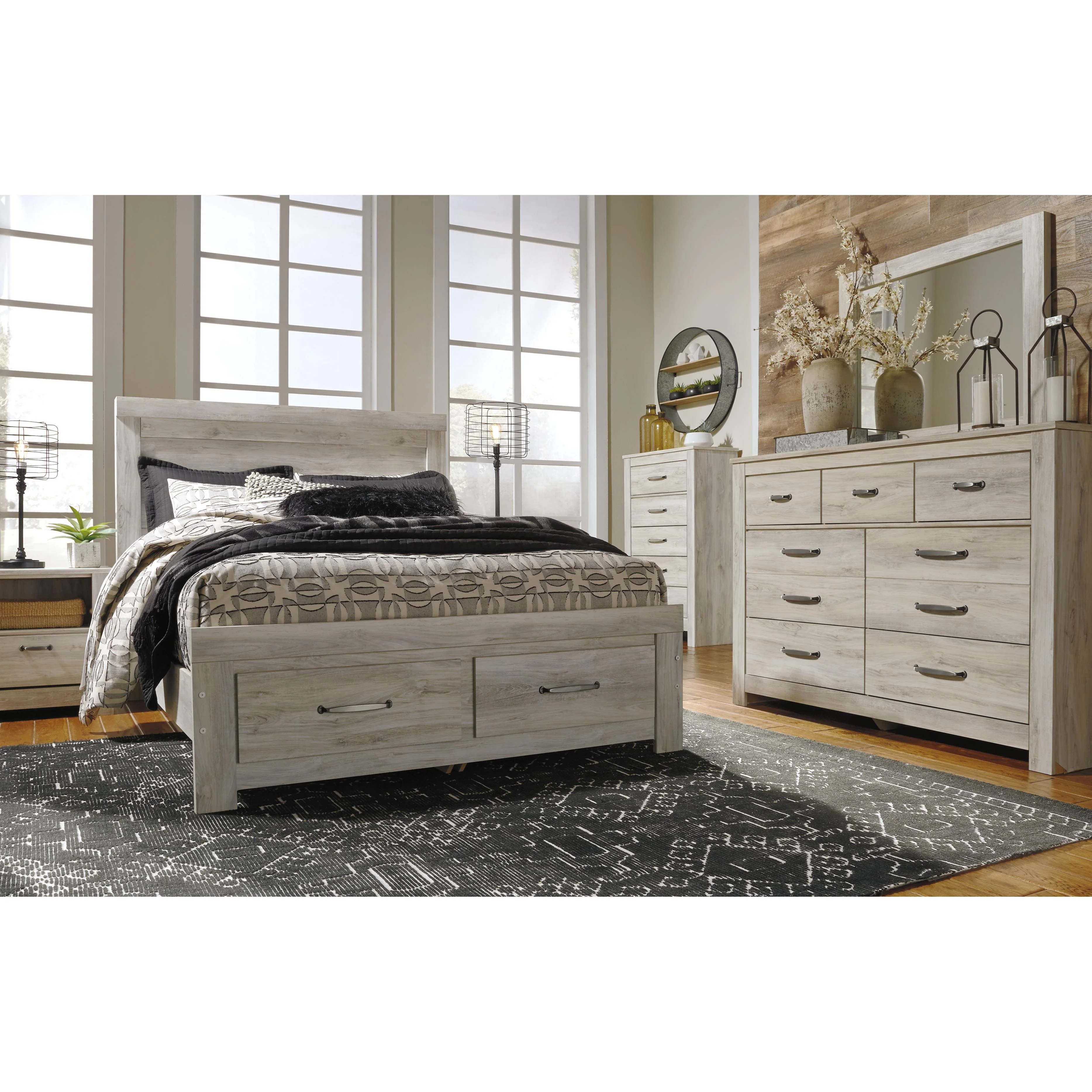 Signature Design by Ashley Bellaby Queen Platform Bed with Storage B331-57/B331-54S/B331-95/B100-13 - Image 6