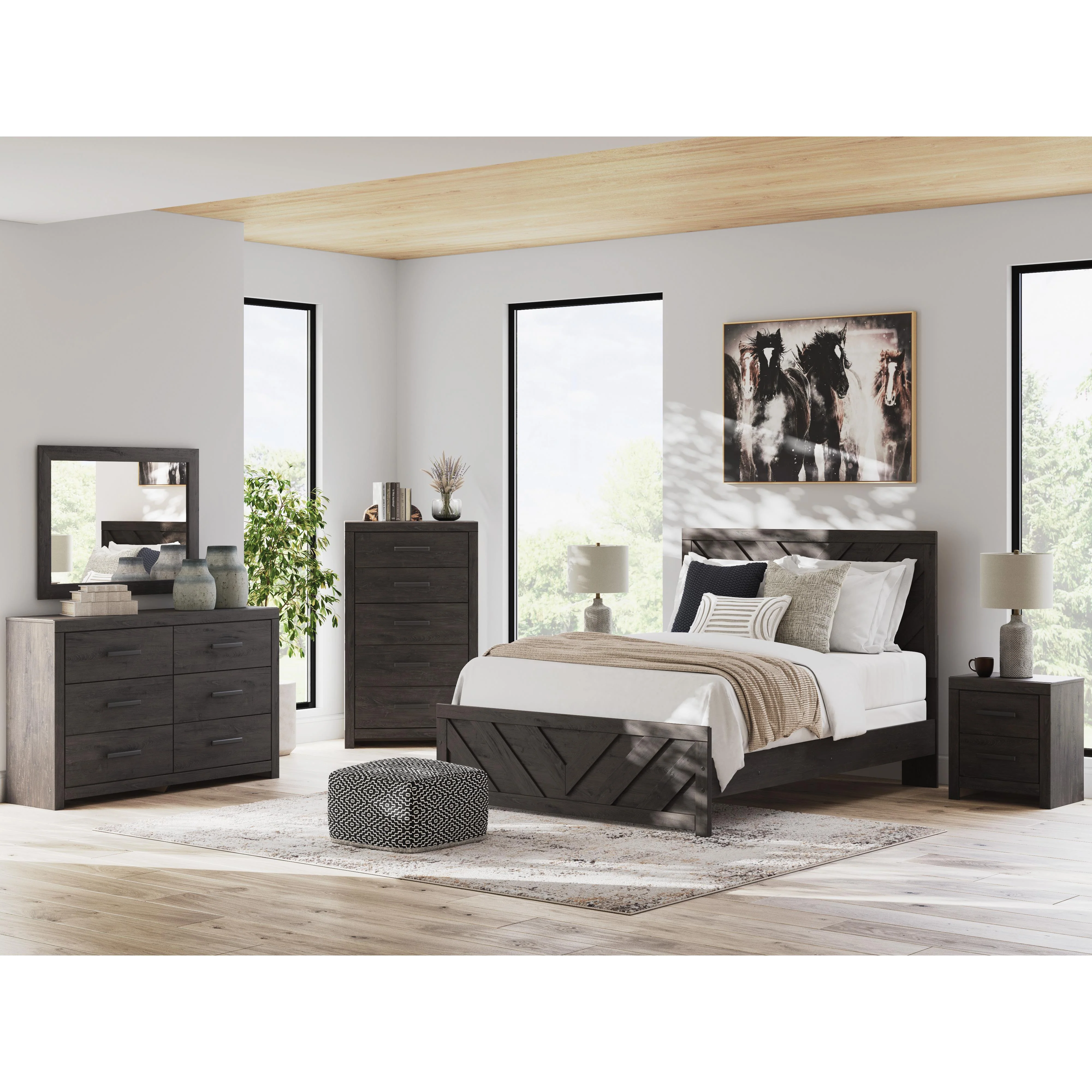 Signature Design by Ashley Prendonea B3789B4 Queen Panel Bed - Image 9