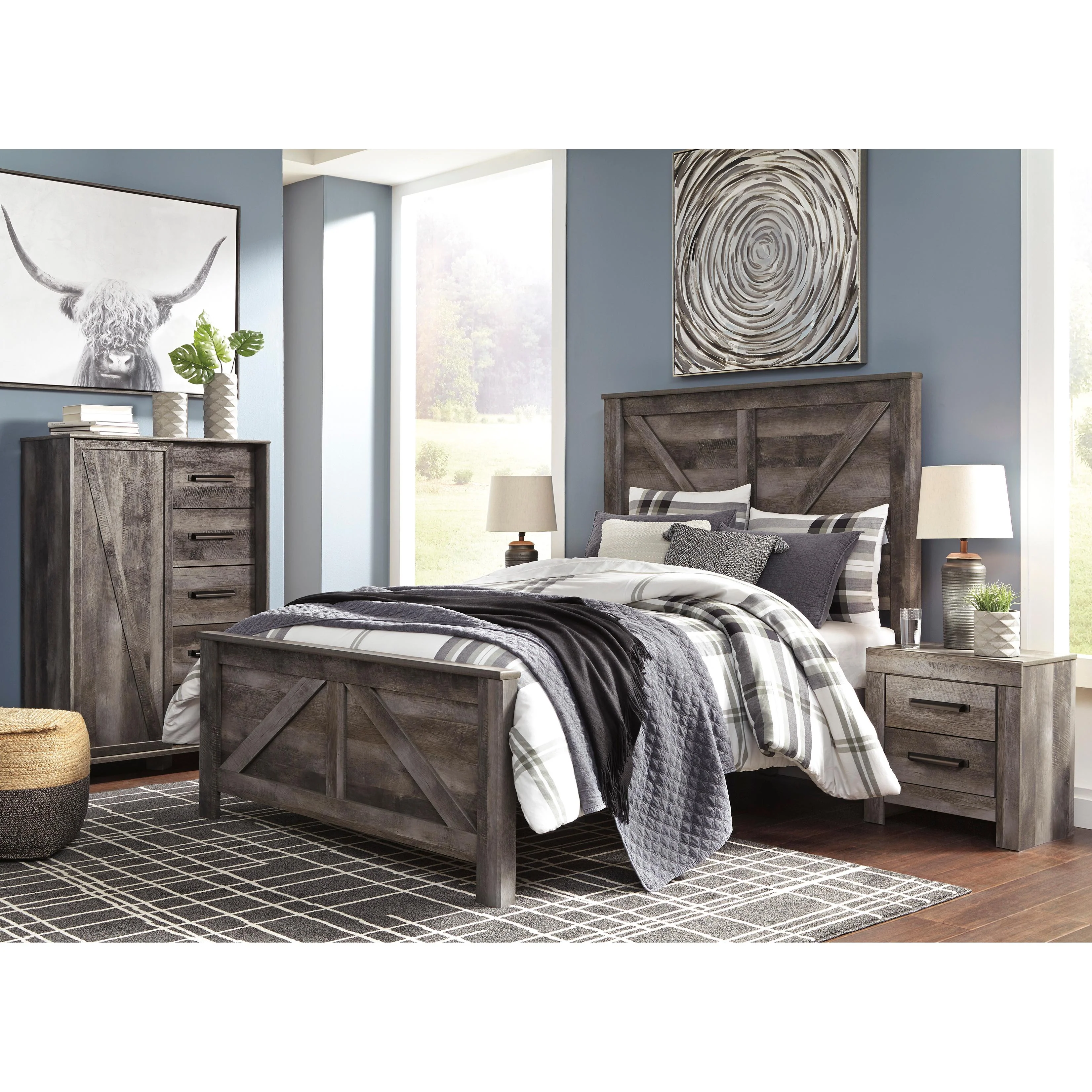 Signature Design by Ashley Wynnlow Queen Panel Bed B440-57/B440-54/B440-98 - Image 5