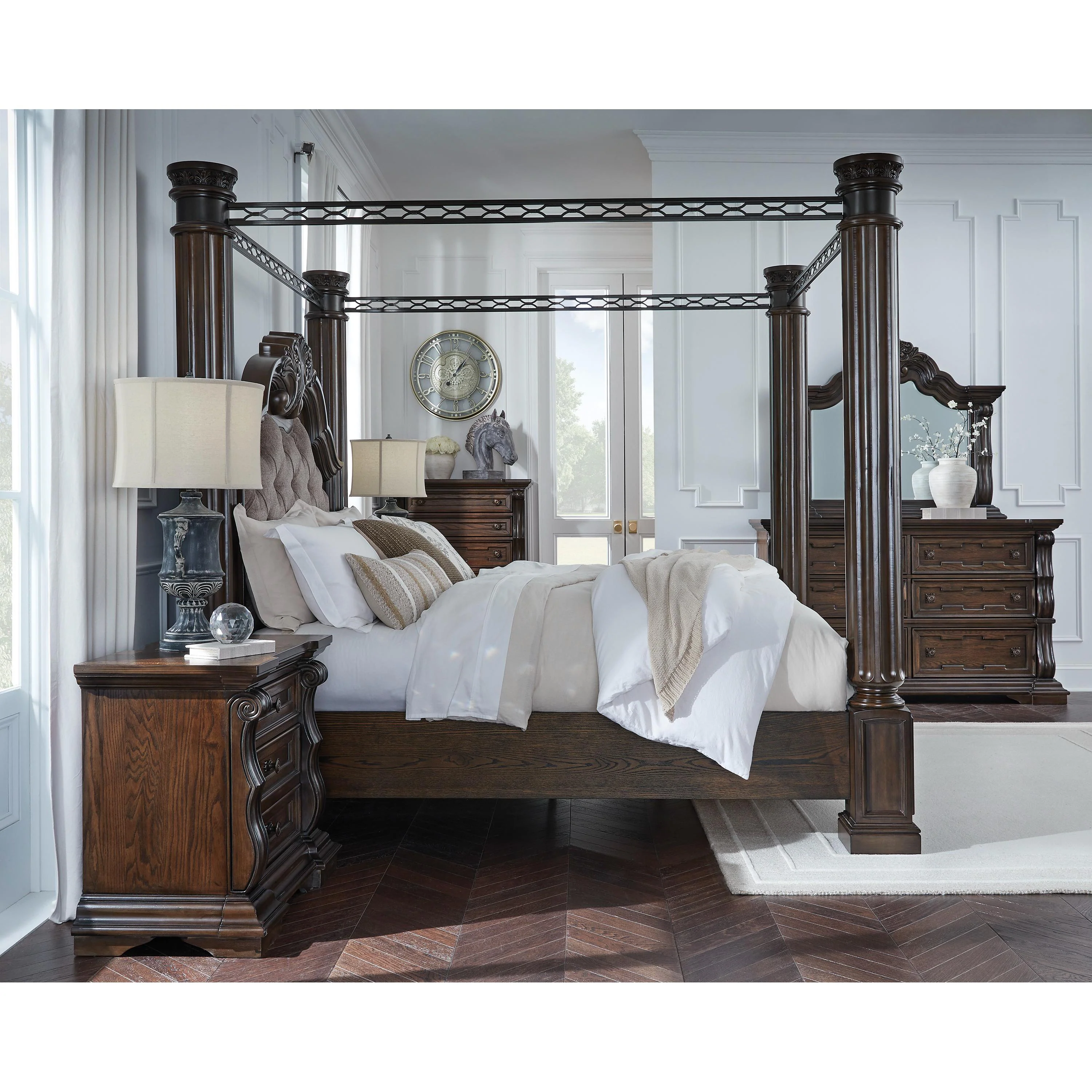 Signature Design by Ashley Maylee B947B8 Queen Canopy Bed - Image 11