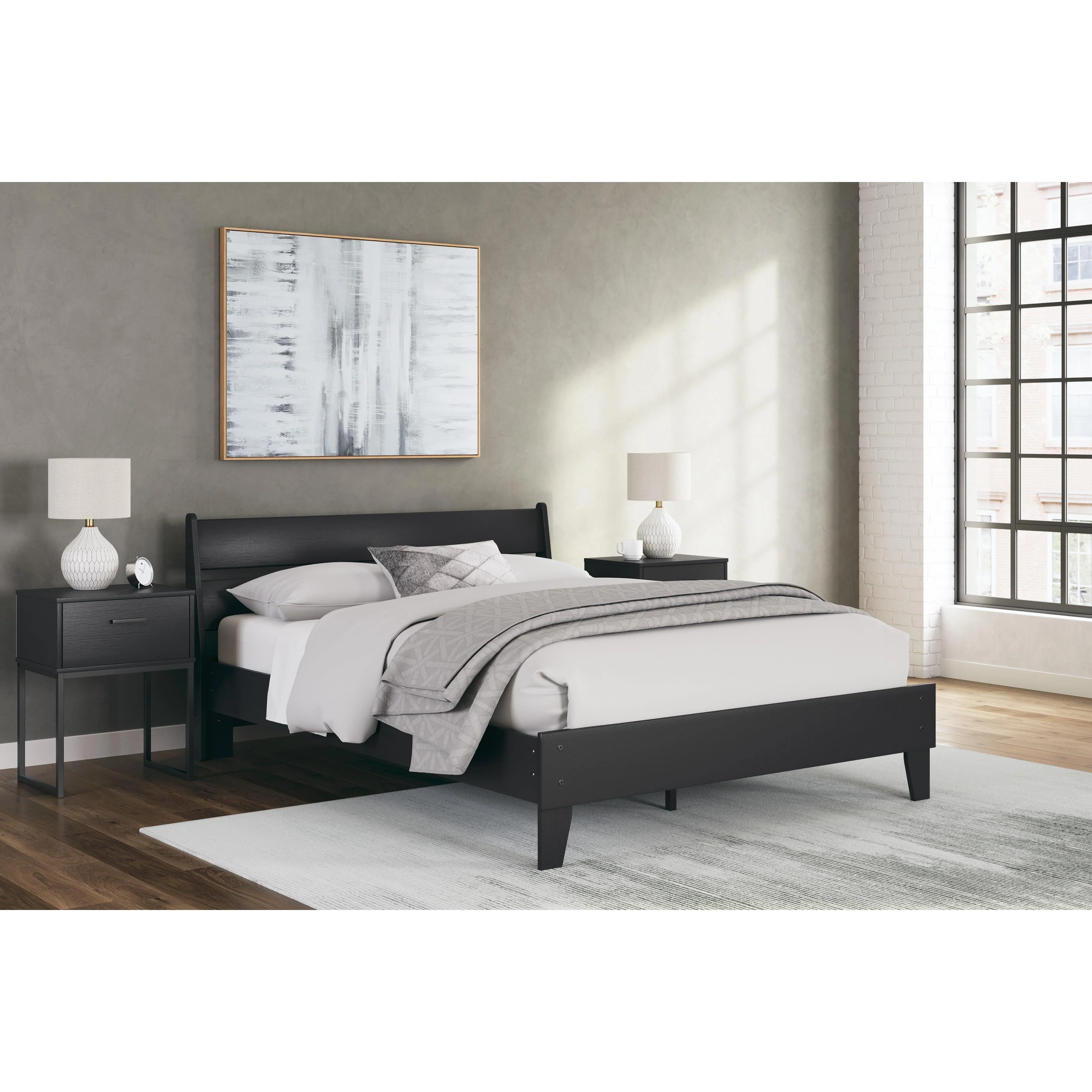 Signature Design by Ashley Socalle EB1865B3 Queen Panel Platform Bed - Image 5