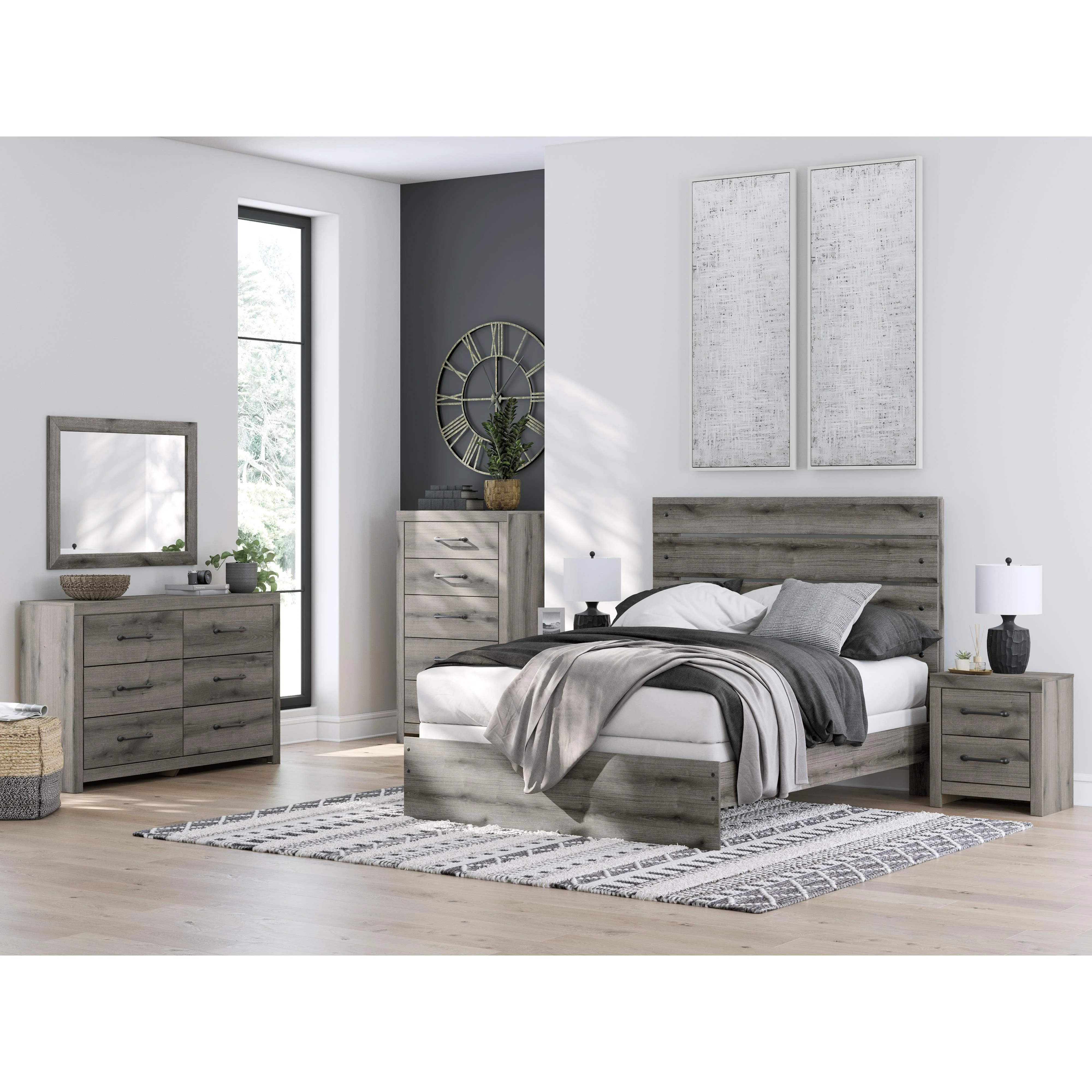 Signature Design by Ashley Graystorm PCB2405B2 Queen Panel Bed - Image 9