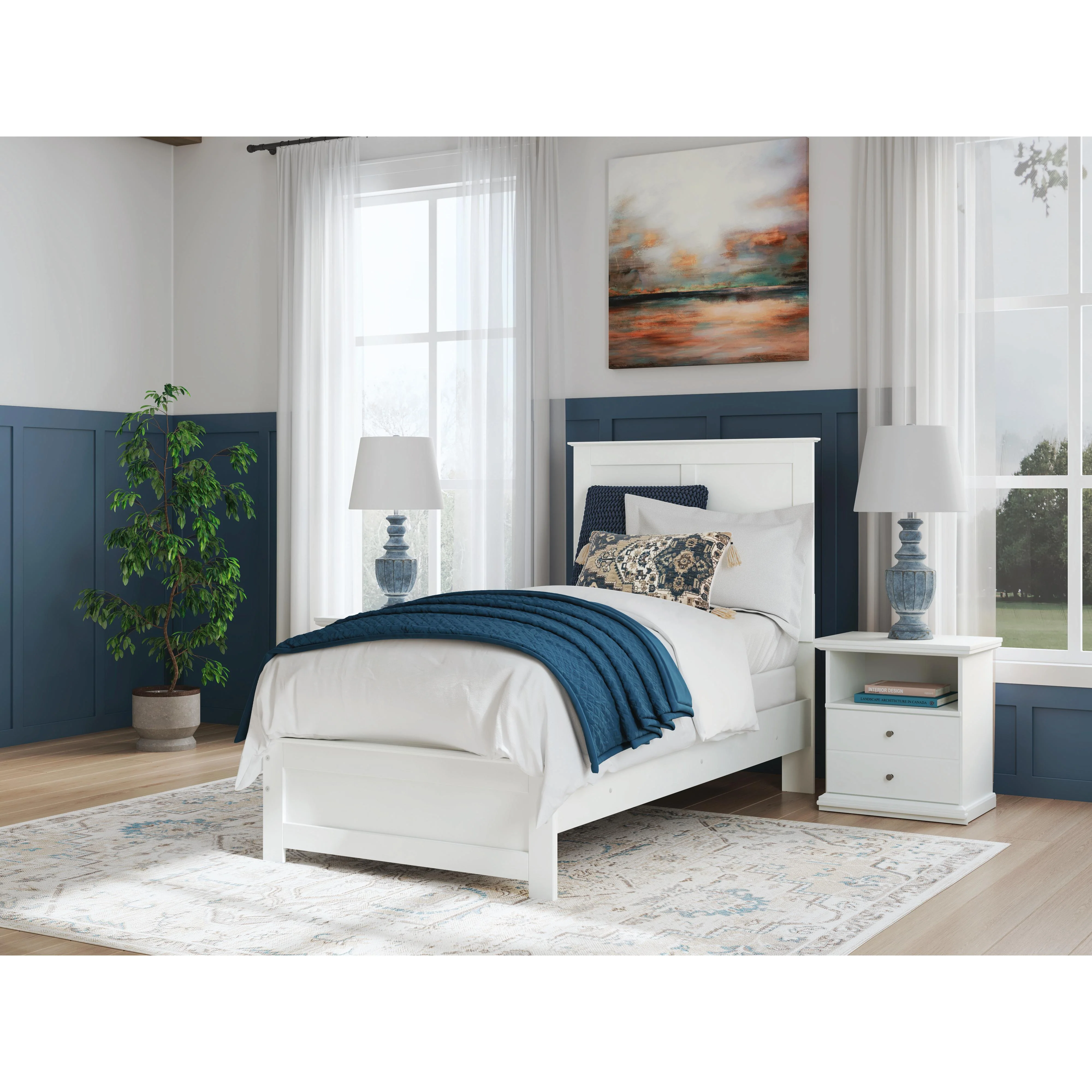 Signature Design by Ashley Bostwick Shoals B139B41 Twin Panel Bed - Image 6