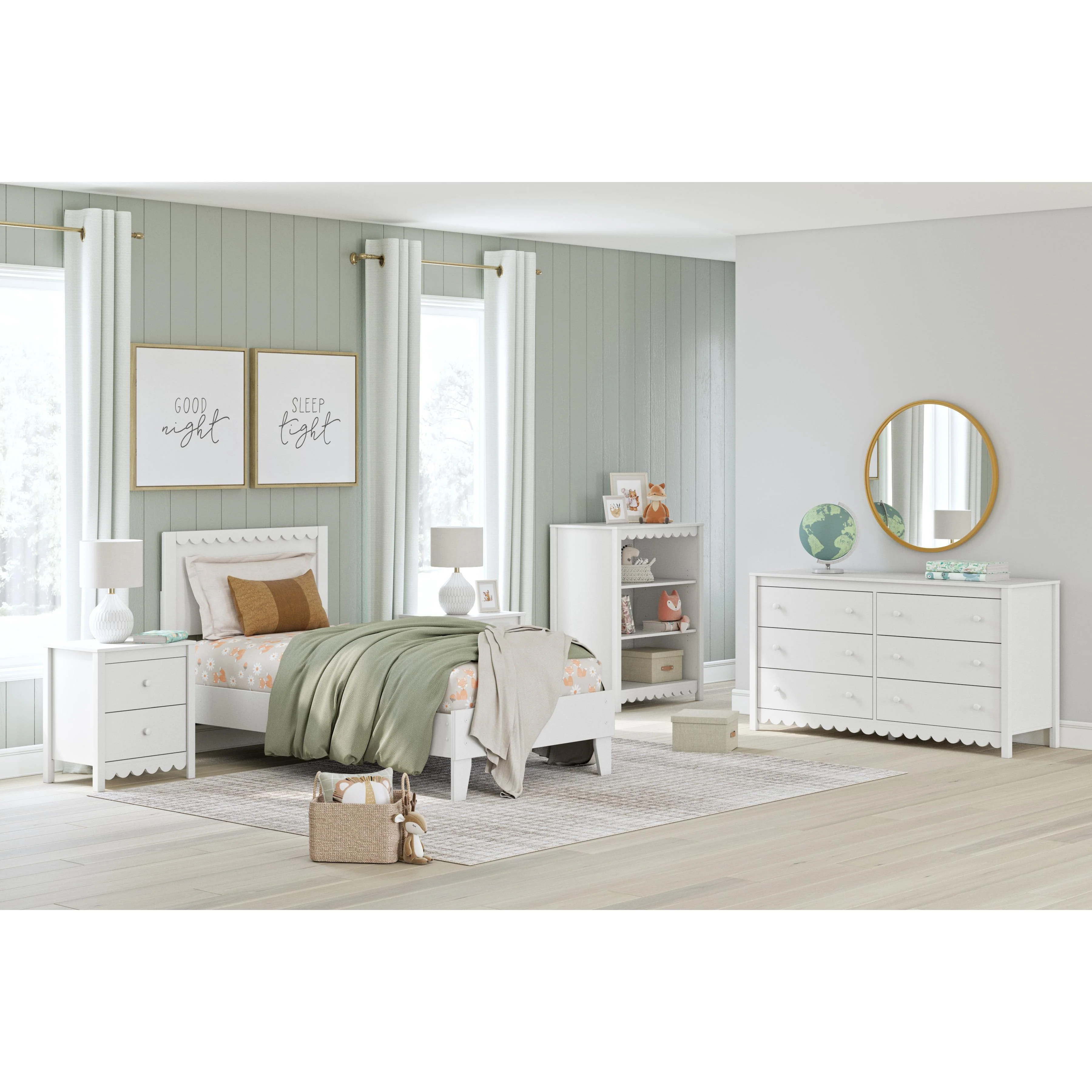 Signature Design by Ashley Hallityn EB1810B1 Twin Panel Platform Bed - Image 8