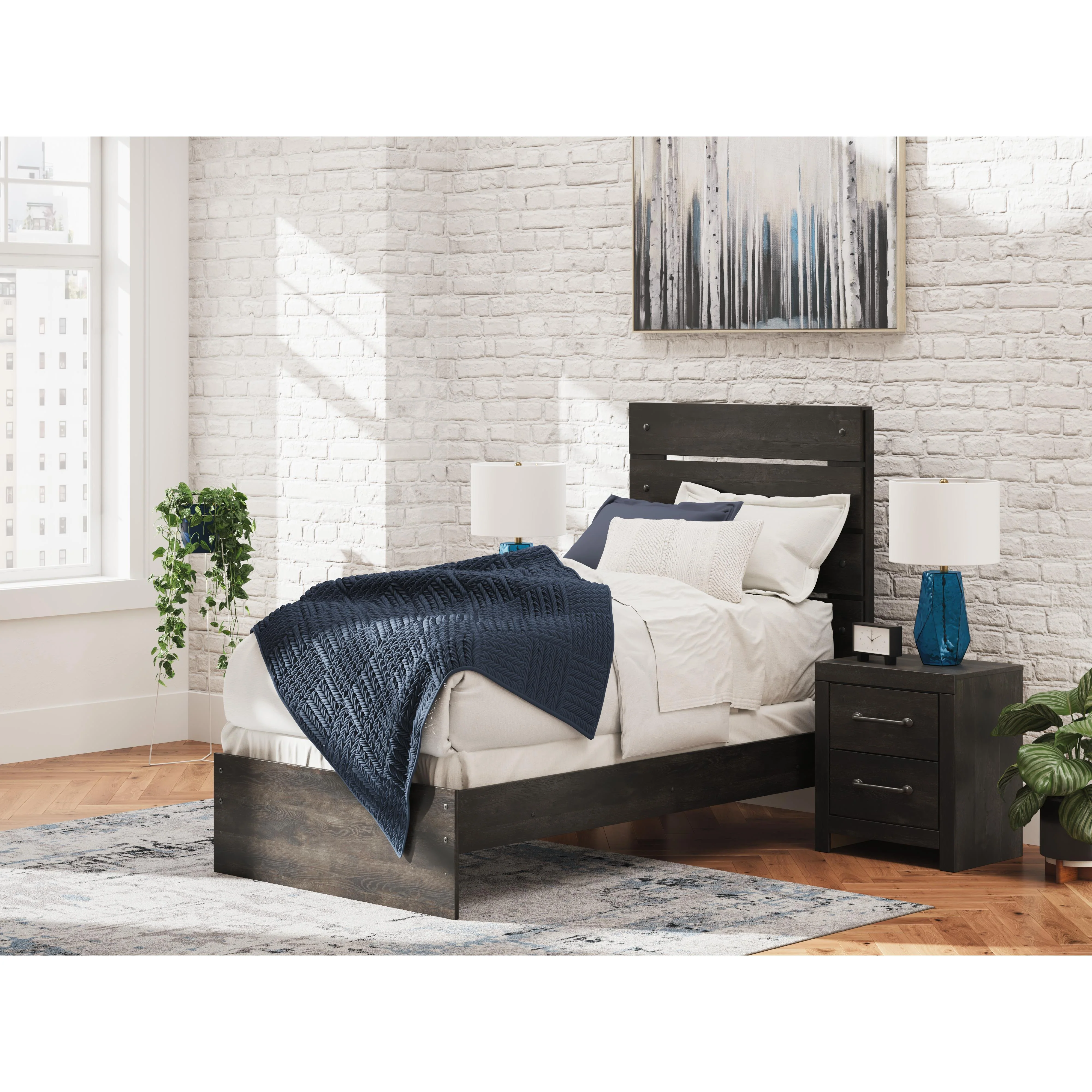 Signature Design by Ashley Hollivern PCB2108B11 Twin Panel Bed - Image 6