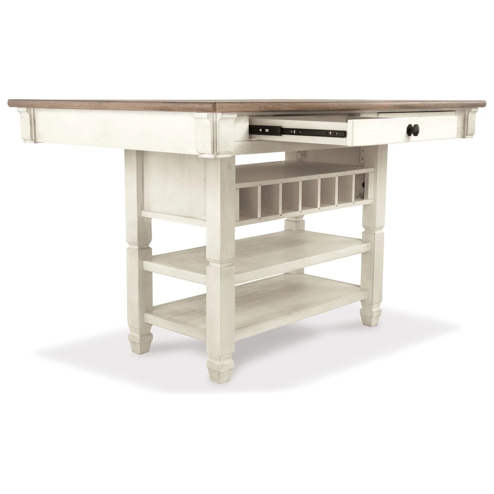 Signature Design by Ashley Bolanburg D647D29 8 pc Counter Height Dining Set - Image 9
