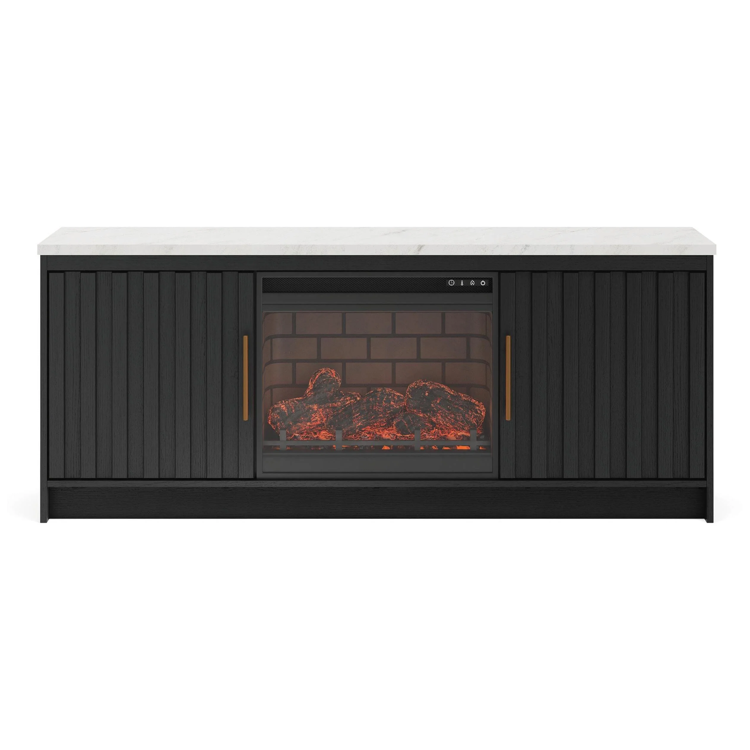 Signature Design by Ashley Cadmori W2616W2 63" TV Stand with Electric Fireplace - Image 4