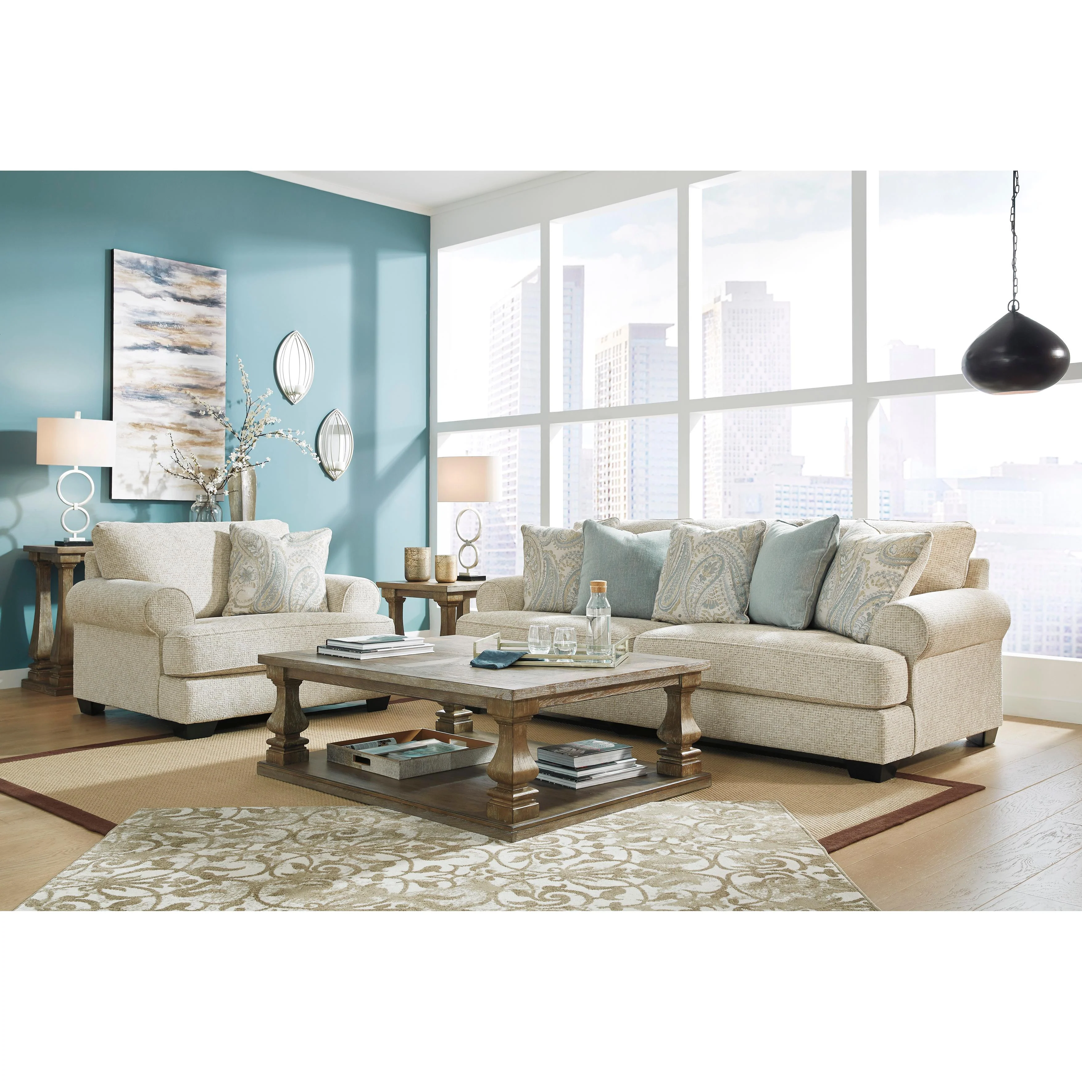 Signature Design by Ashley Monaghan Stationary Fabric Chair 9620523 - Image 6
