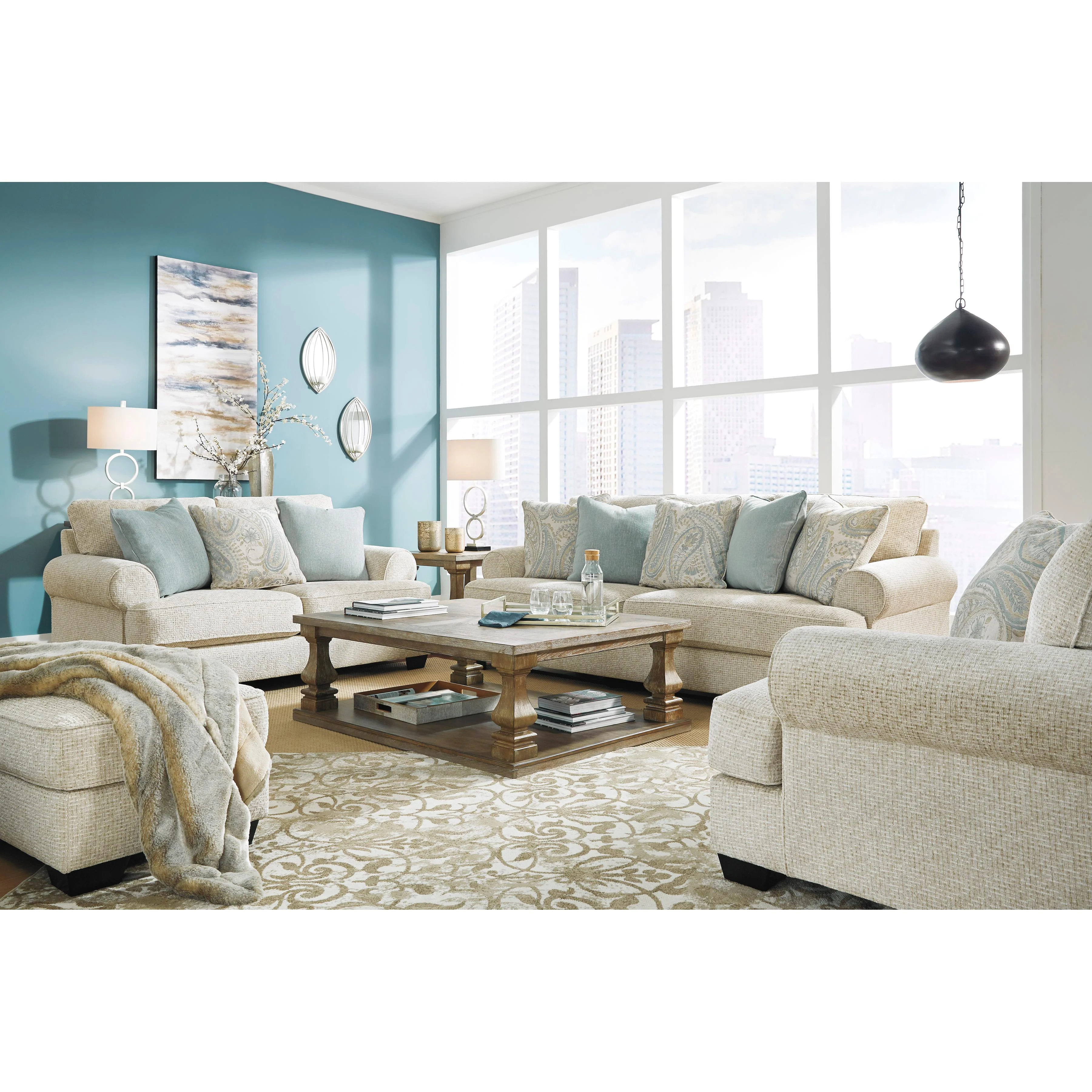 Signature Design by Ashley Monaghan Stationary Fabric Chair 9620523 - Image 8