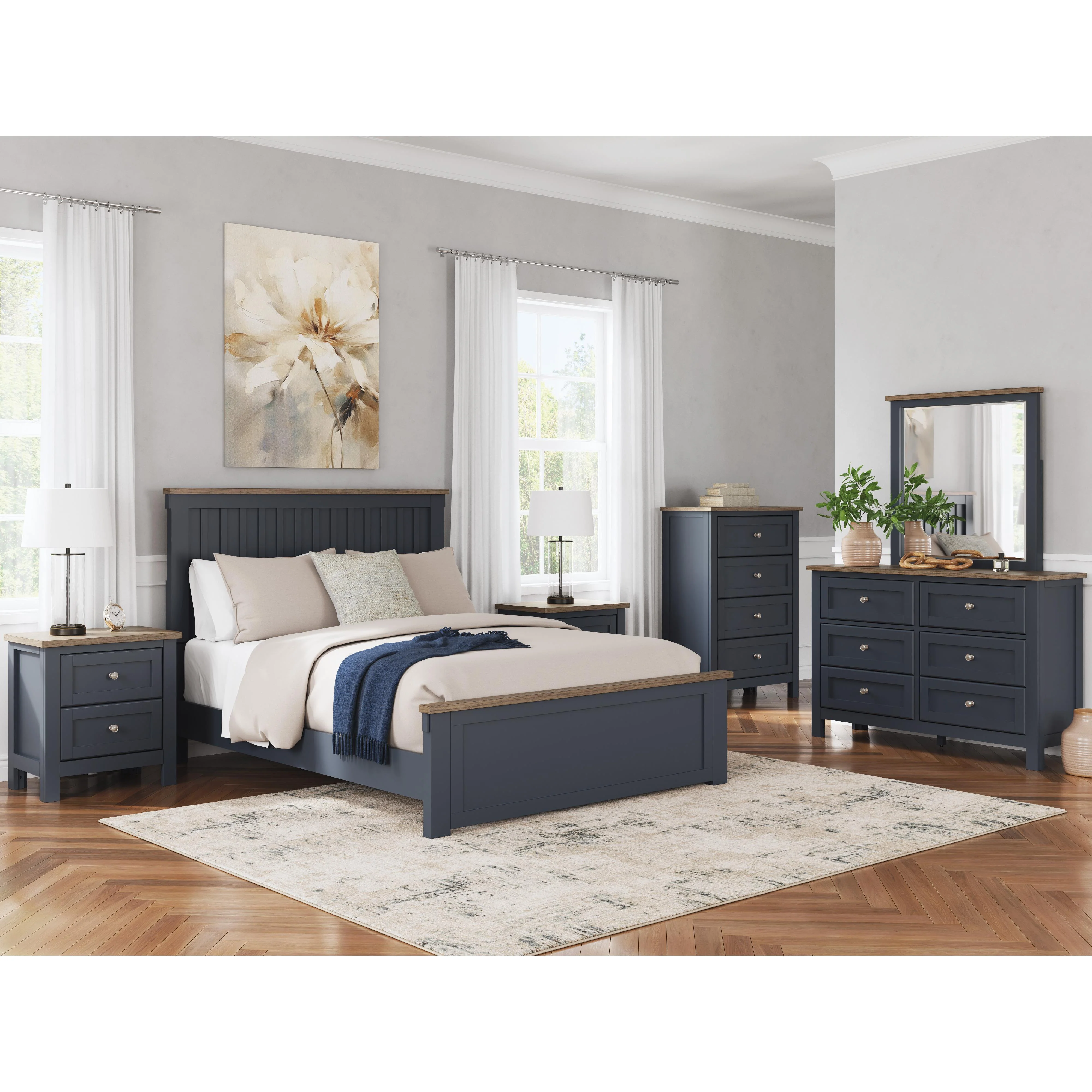 Signature Design by Ashley Landocken B414-45 Four Drawer Chest - Image 10