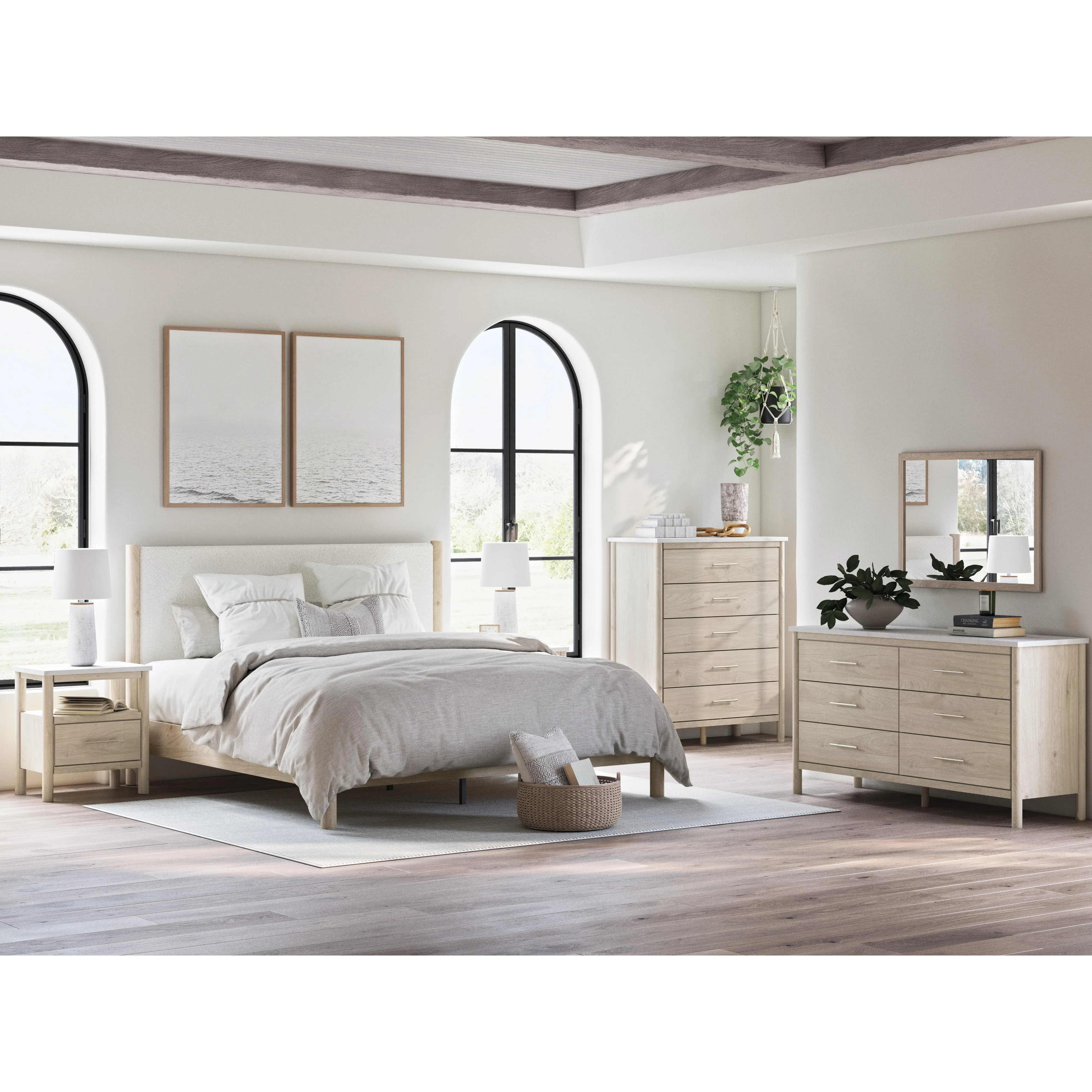 Signature Design by Ashley Cadmori B2615-345 Five Drawer Wide Chest - Image 13