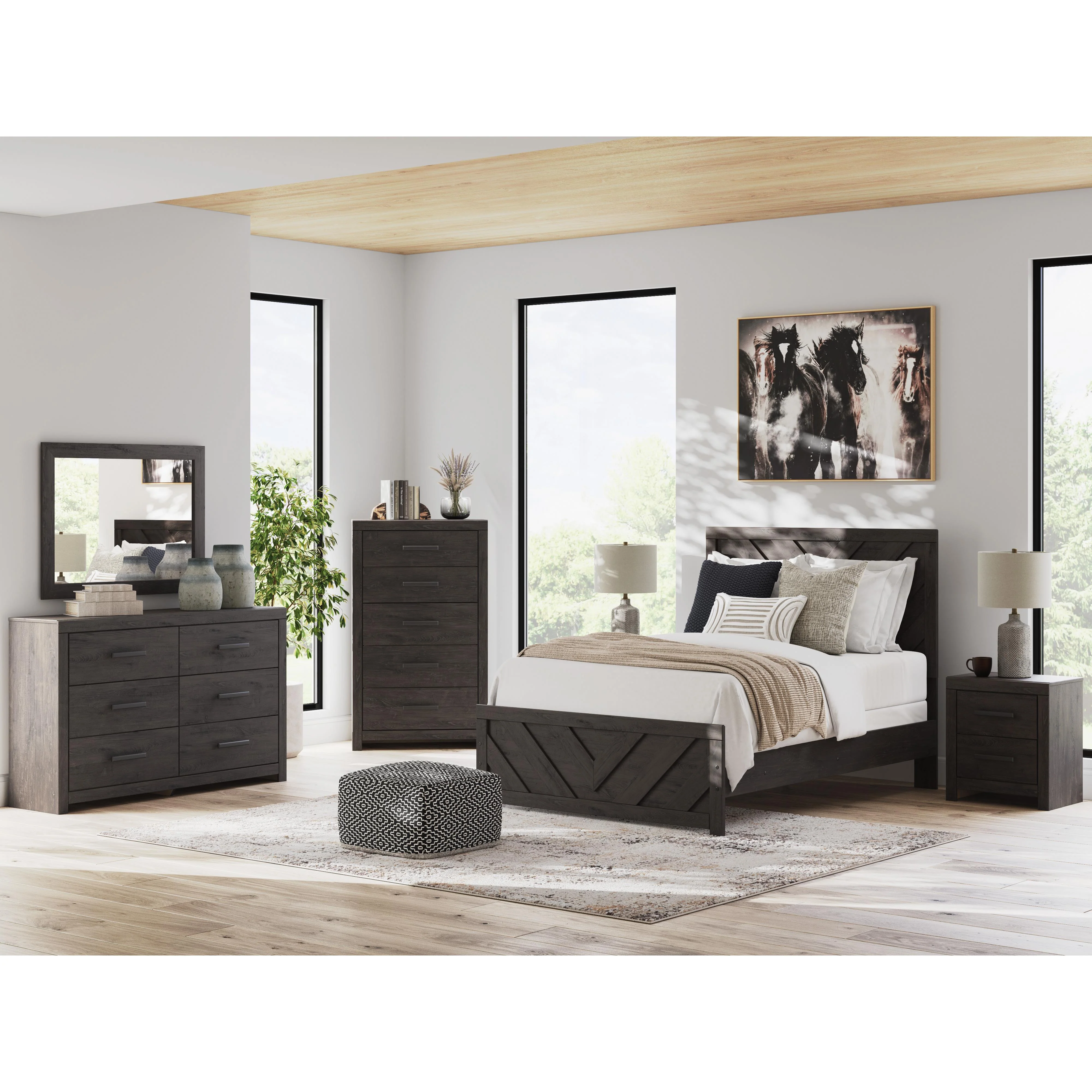Signature Design by Ashley Prendonea B3789-46 Five Drawer Chest - Image 12