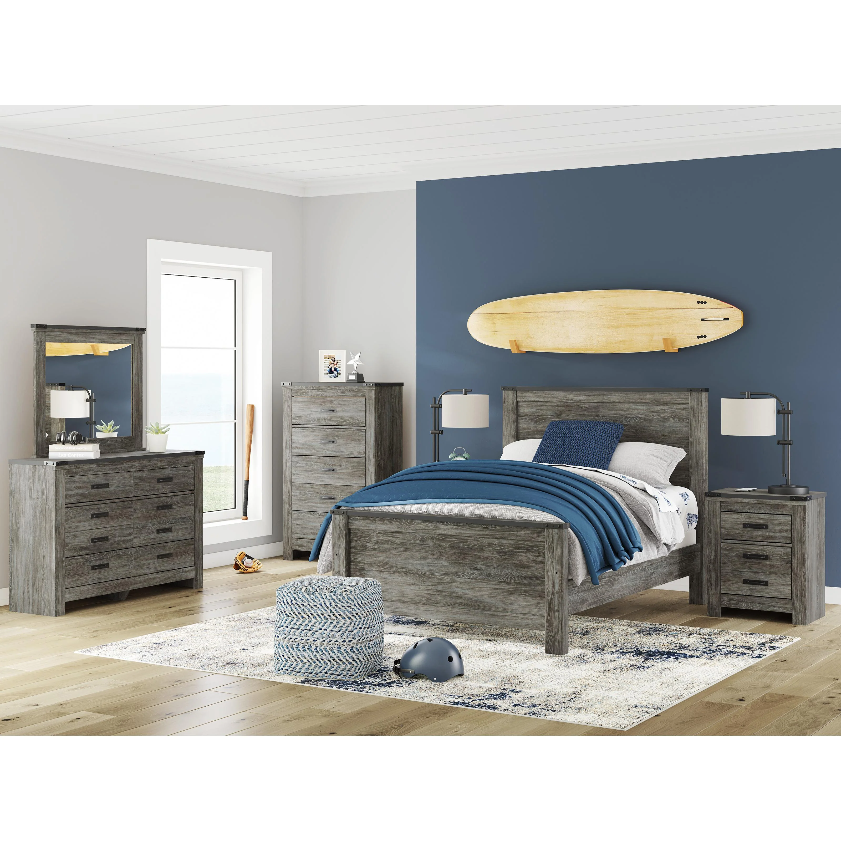 Signature Design by Ashley Frandern B4480-46 Five Drawer Chest - Image 9