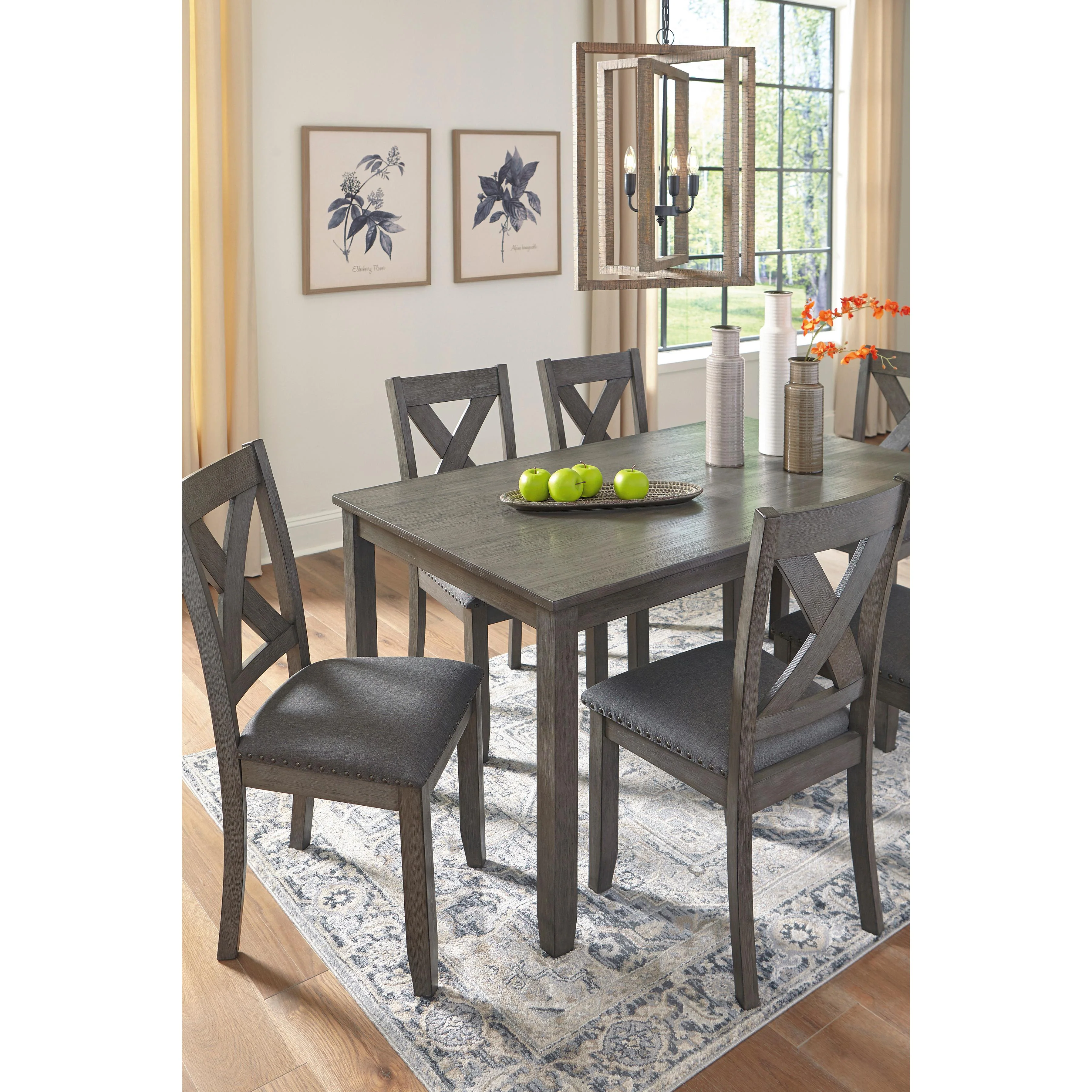 Signature Design by Ashley Caitbrook D388-425 Rectangular Dining Room Table Set - Image 6