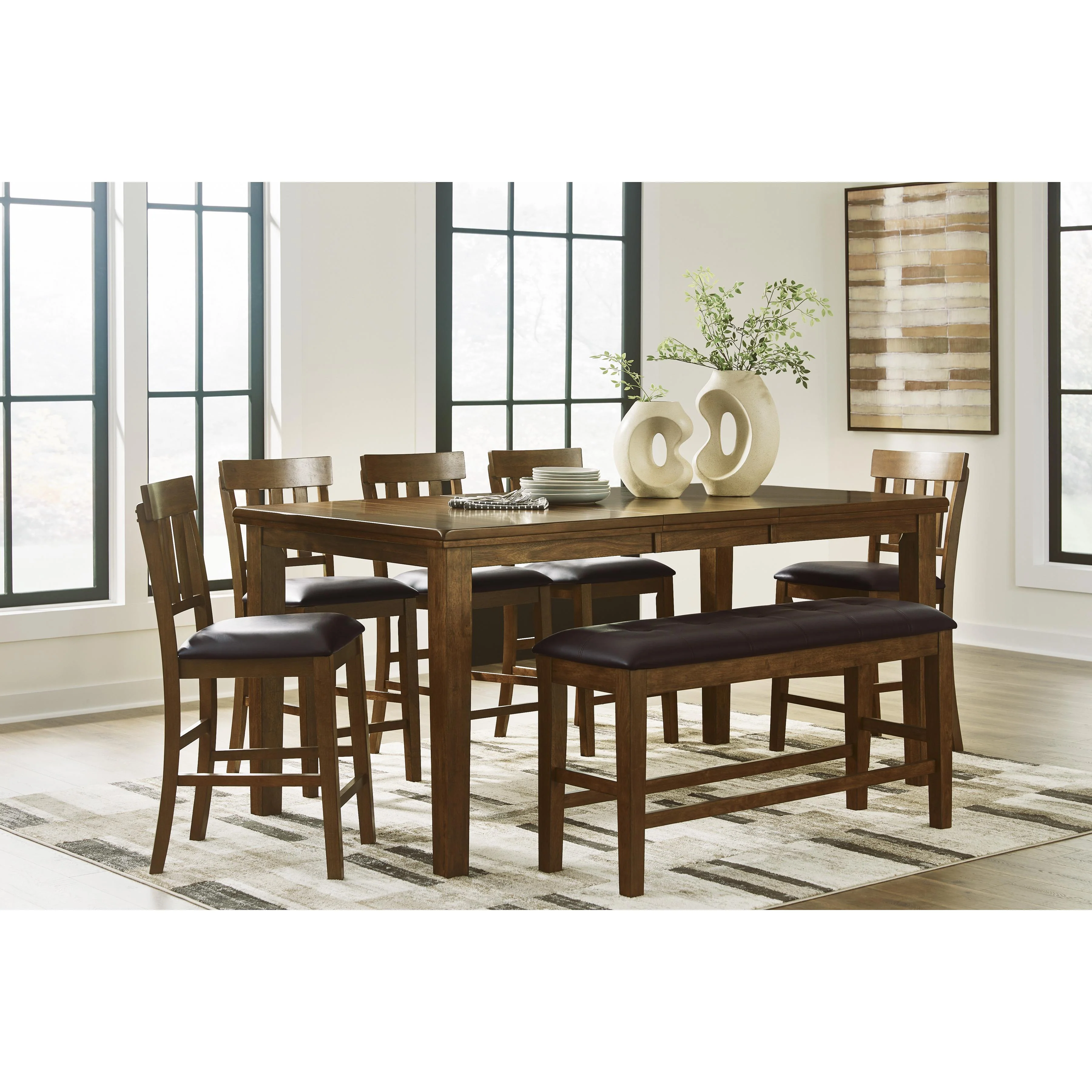 Signature Design by Ashley Ralene D594-09 Double Counter Upholstered Bench - Image 7