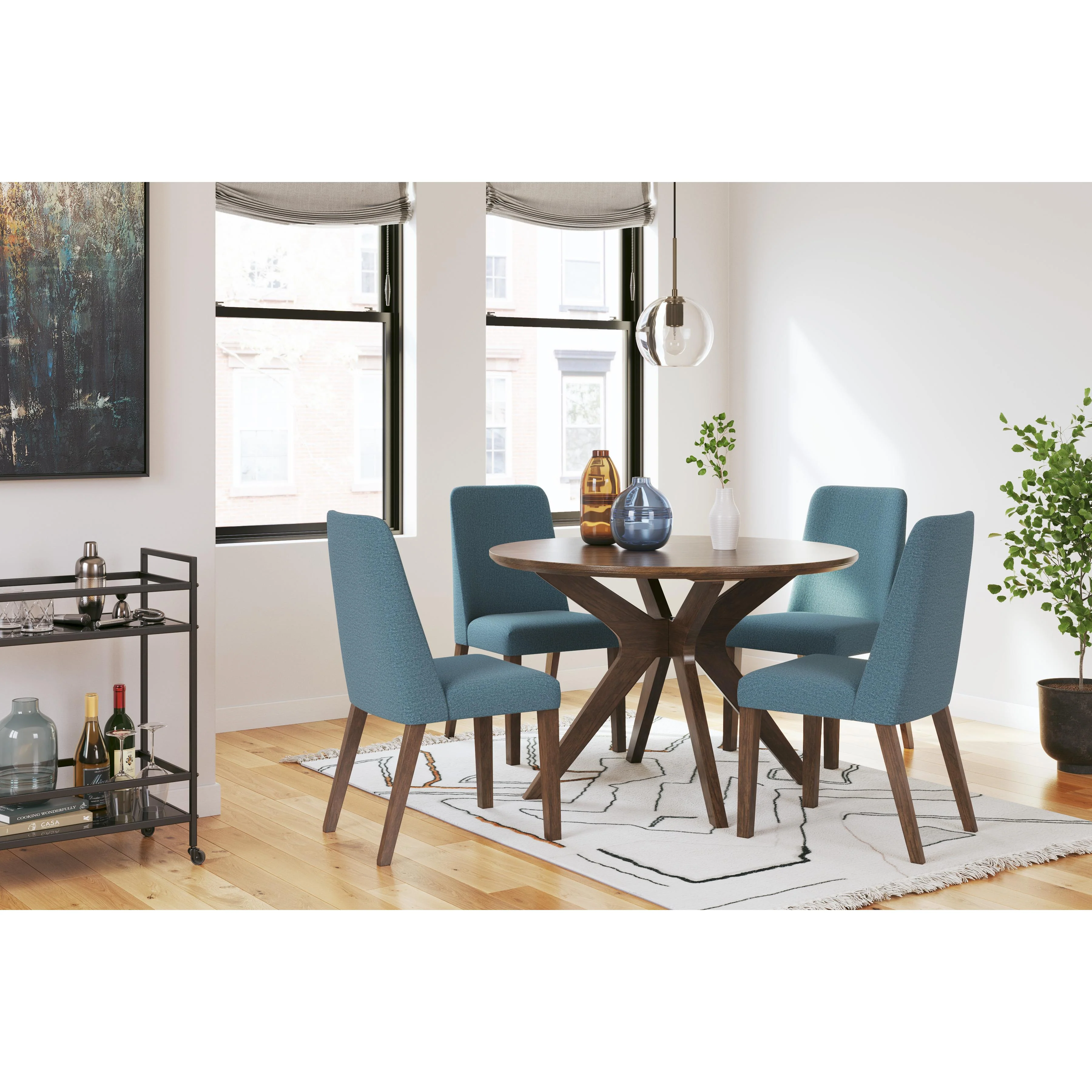 Signature Design by Ashley Lyncott D615-03 Dining Upholstered Side Chair - Image 9