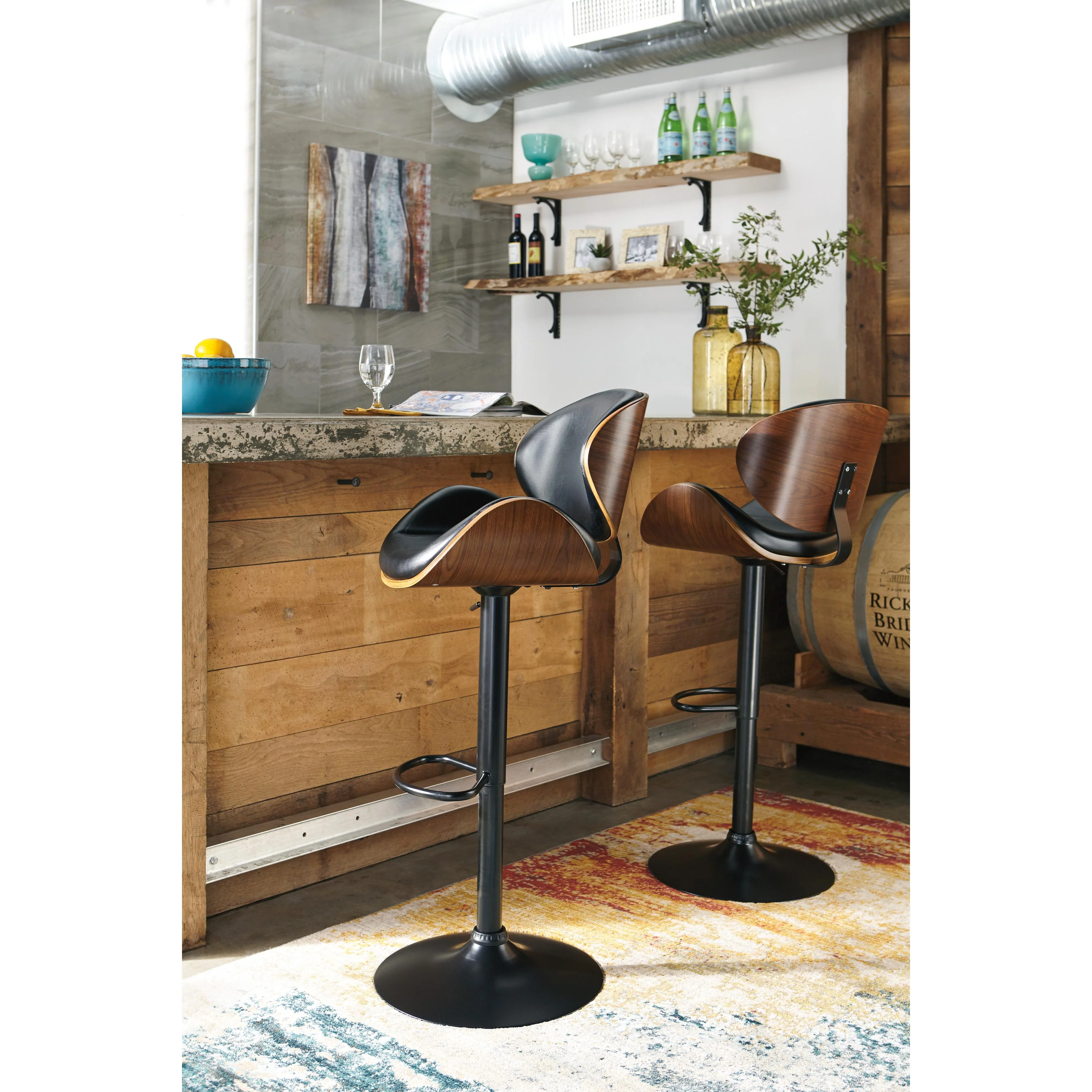 Signature Design by Ashley Bellatier Adjustable Height Stool D120-530 - Image 4