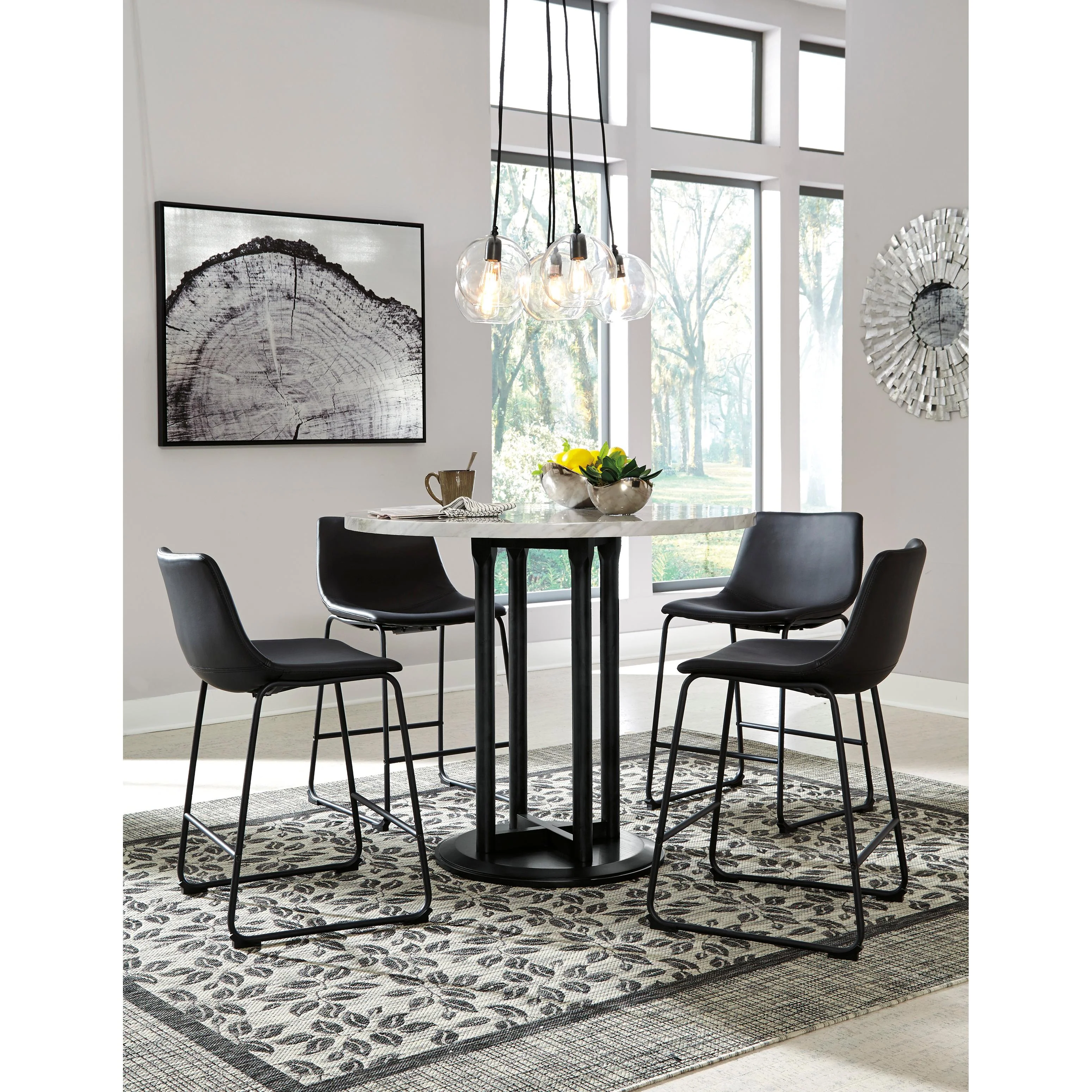 Signature Design by Ashley Centiar D372-624 Upholstered Barstool - Image 7