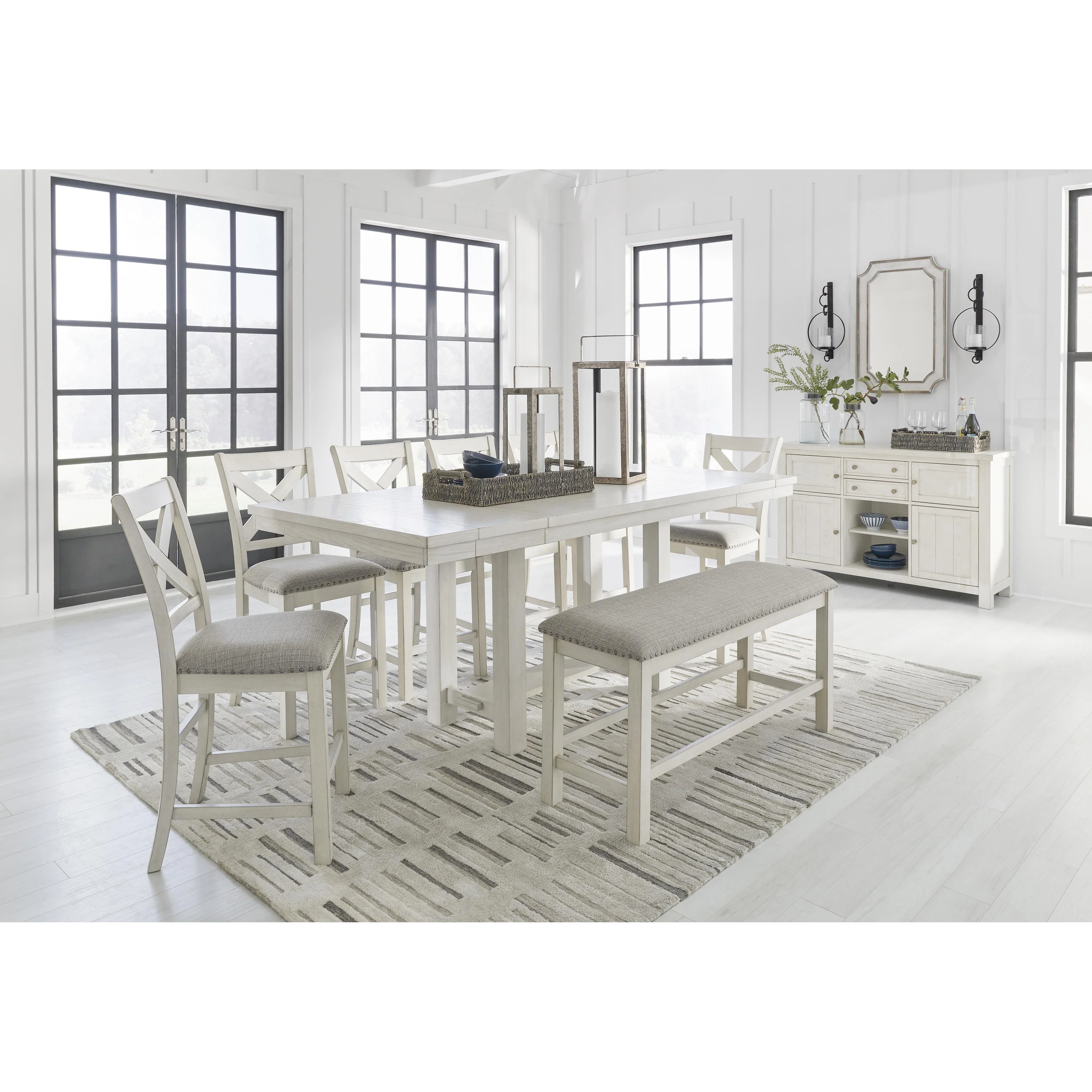 Signature Design by Ashley Robbinsdale D642-124 Upholstered Barstool - Image 8