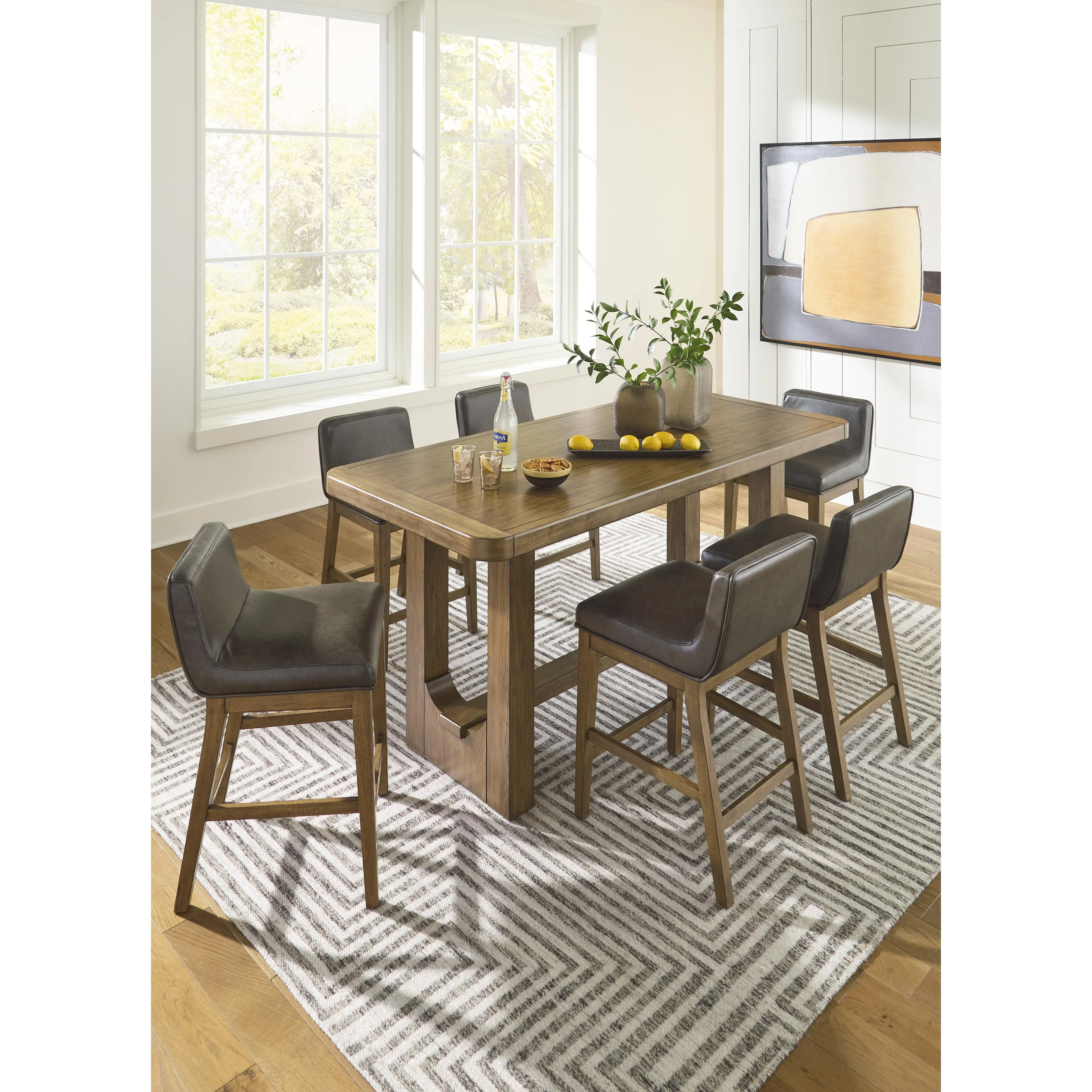 Signature Design by Ashley Cabalynn D974-124 Upholstered Barstool - Image 16