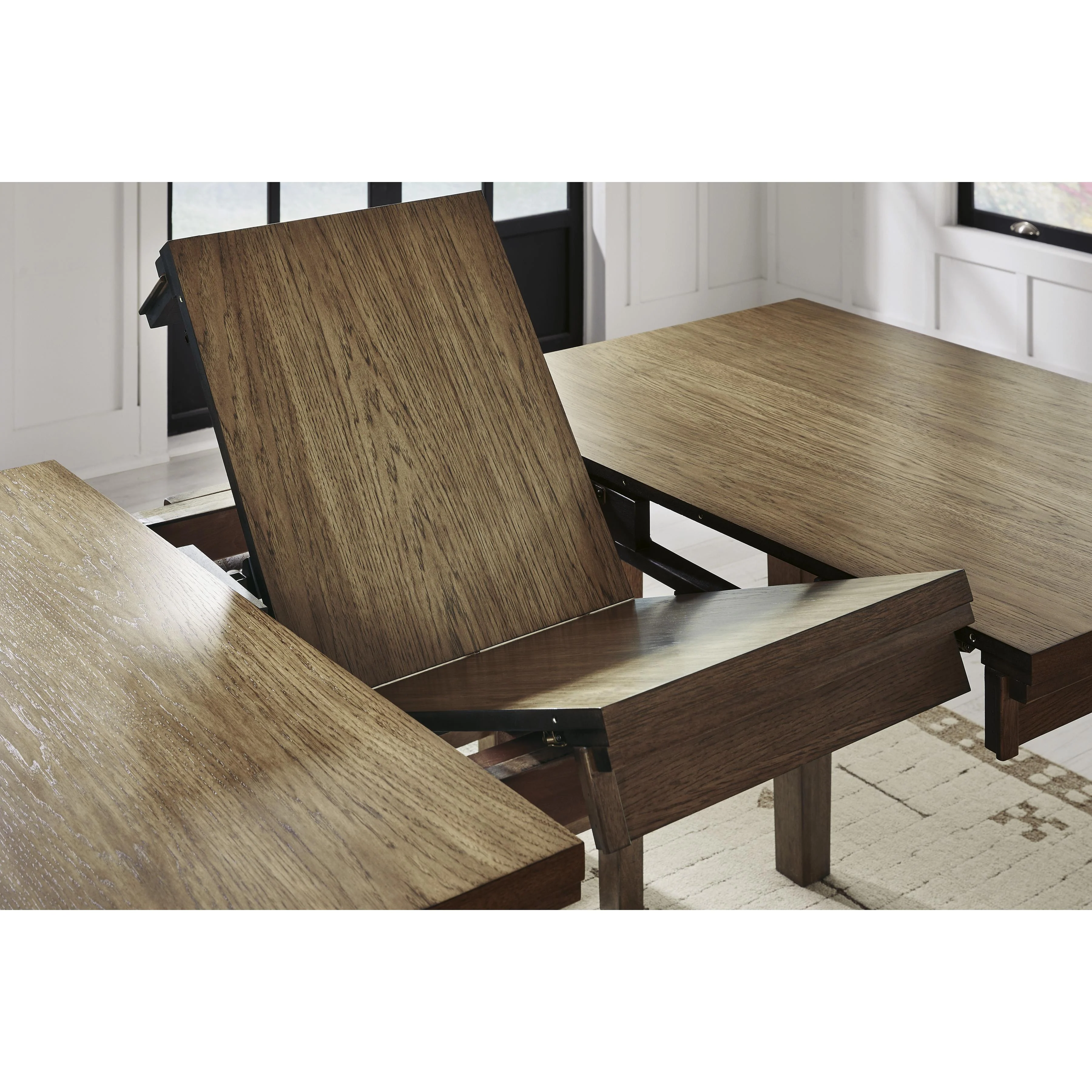 Signature Design by Ashley Urbinforte PCD592-32 Dining Room Counter Butterfly Extension Table - Image 8