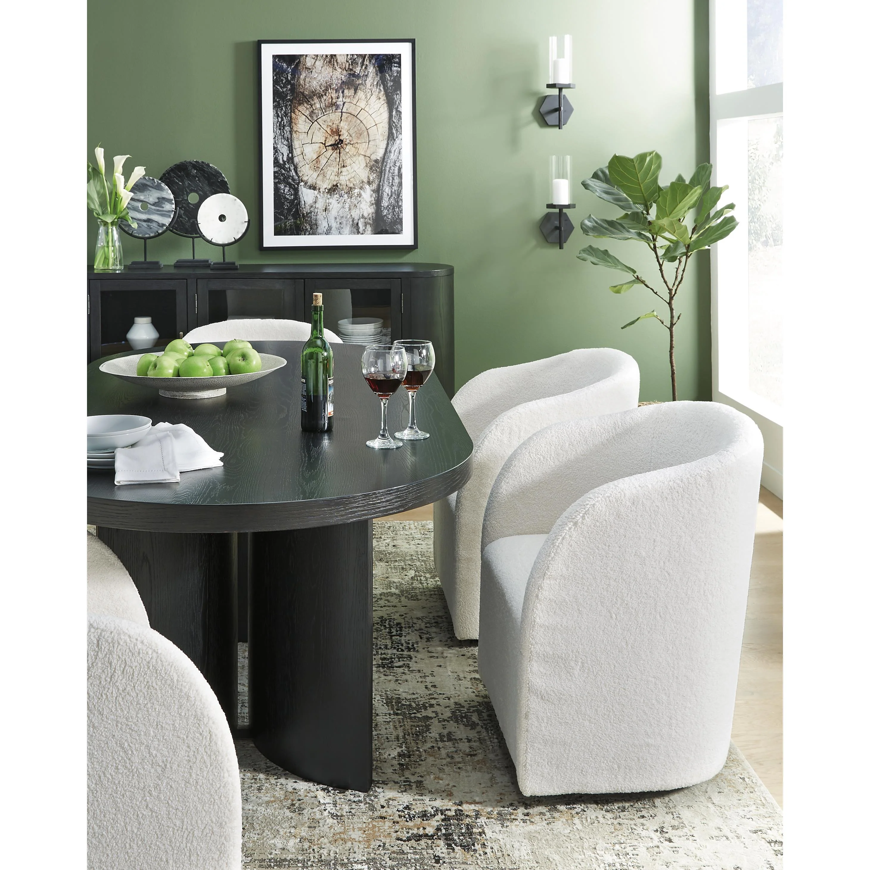 Signature Design by Ashley Rowanbeck D821-25 Oval Dining Room Table - Image 13