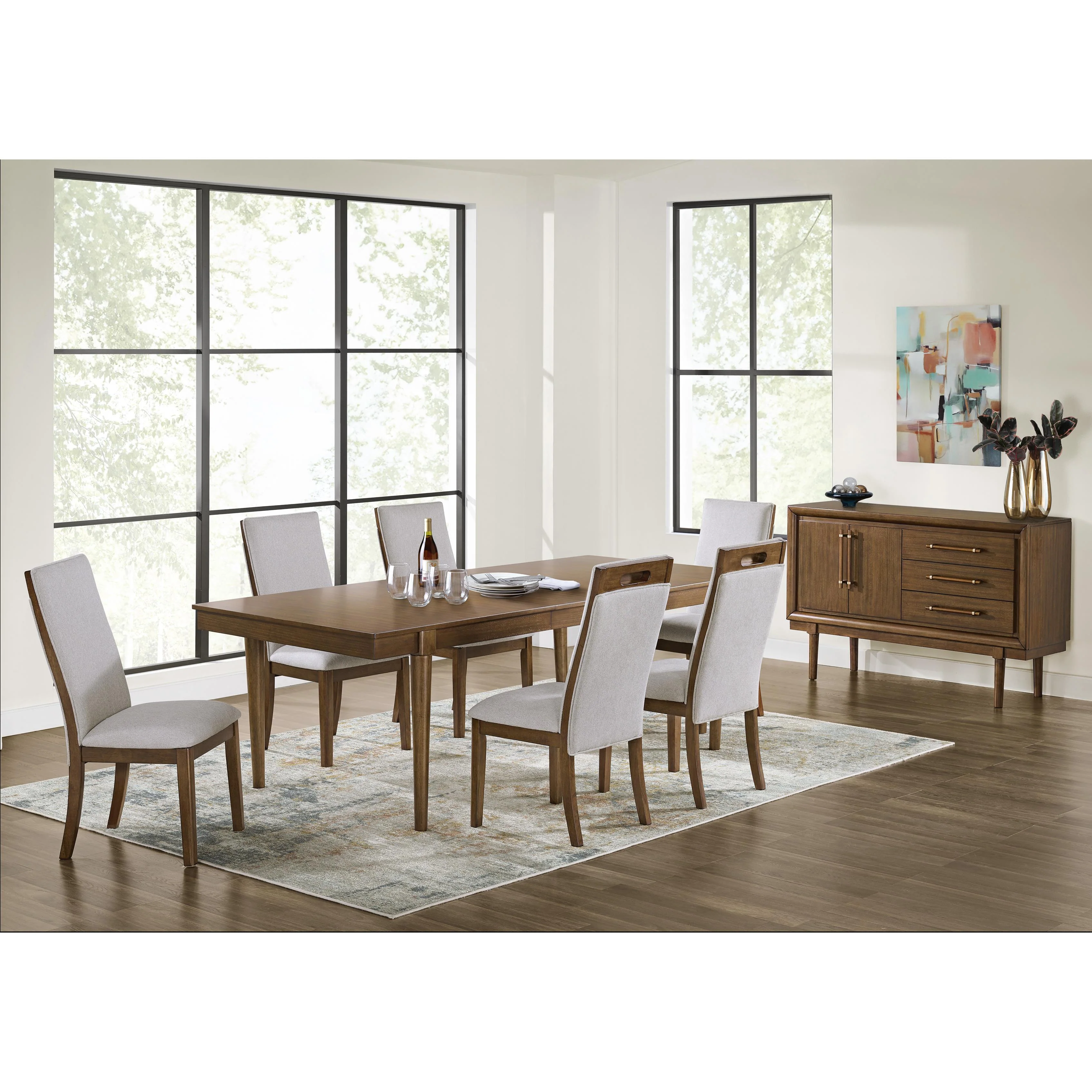 Signature Design by Ashley Lyncott D615-45 Rectangular Dining Room Extension Table - Image 9
