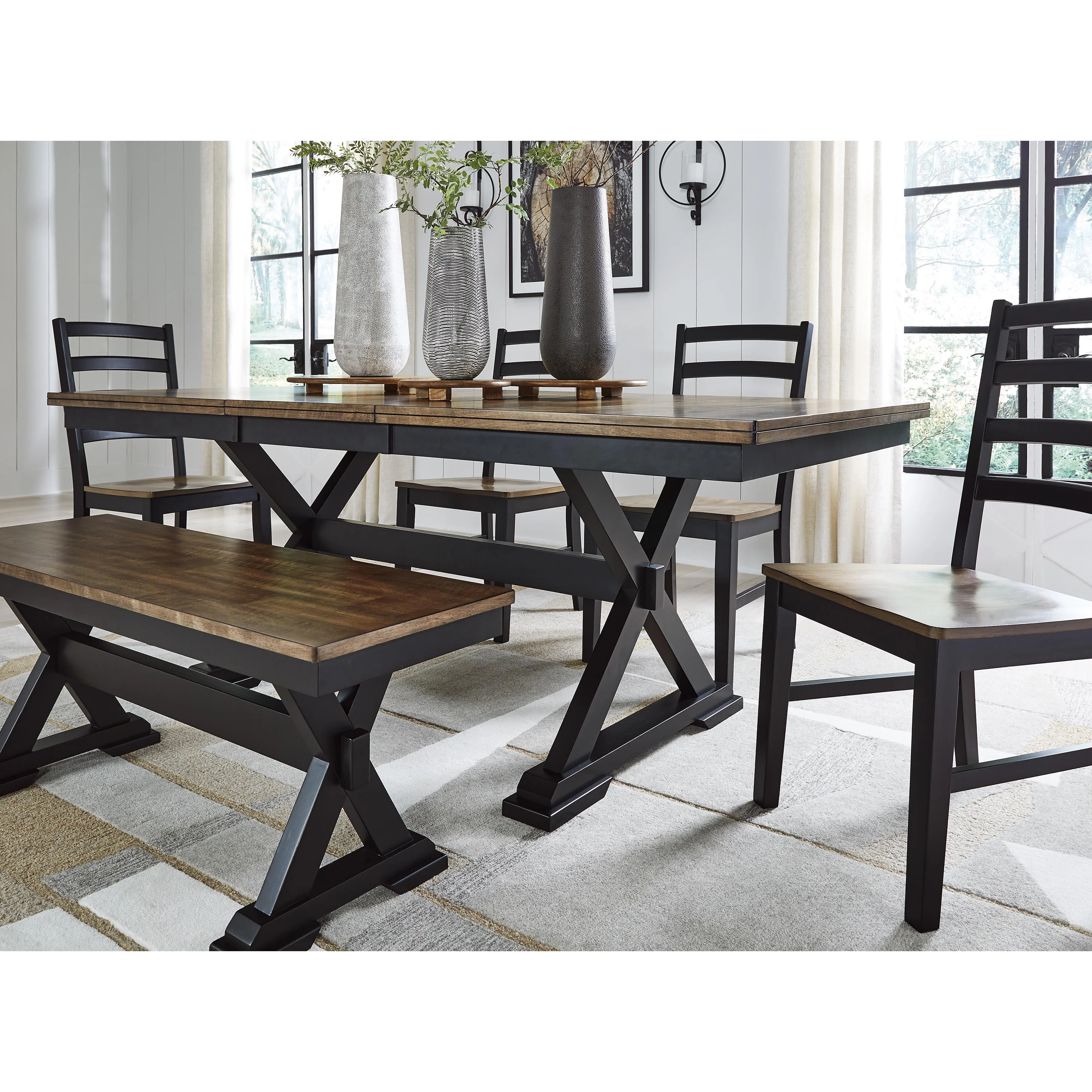 Signature Design by Ashley Wildenauer D634-35 Rectangular Dining Room Extension Table - Image 15