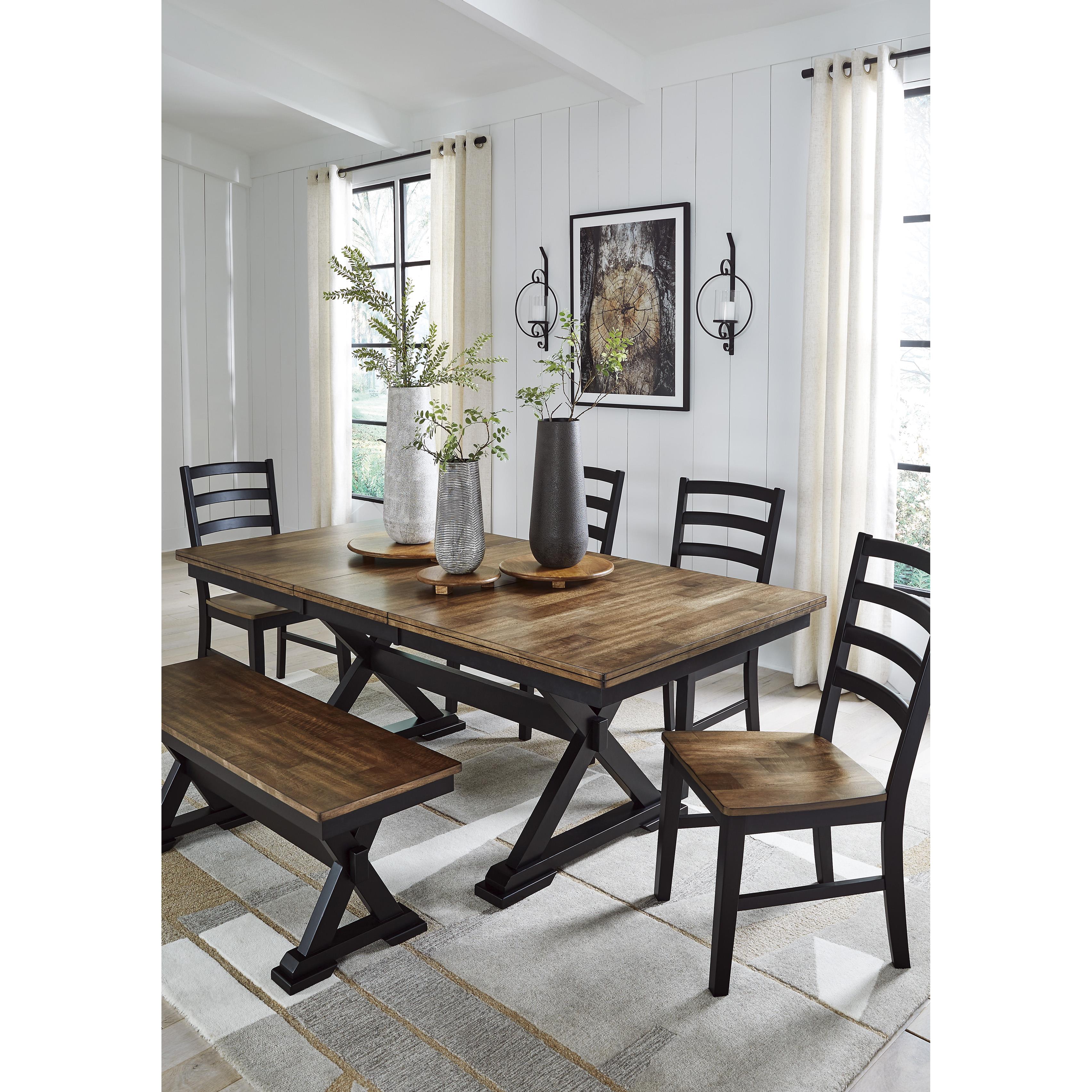 Signature Design by Ashley Wildenauer D634-35 Rectangular Dining Room Extension Table - Image 16