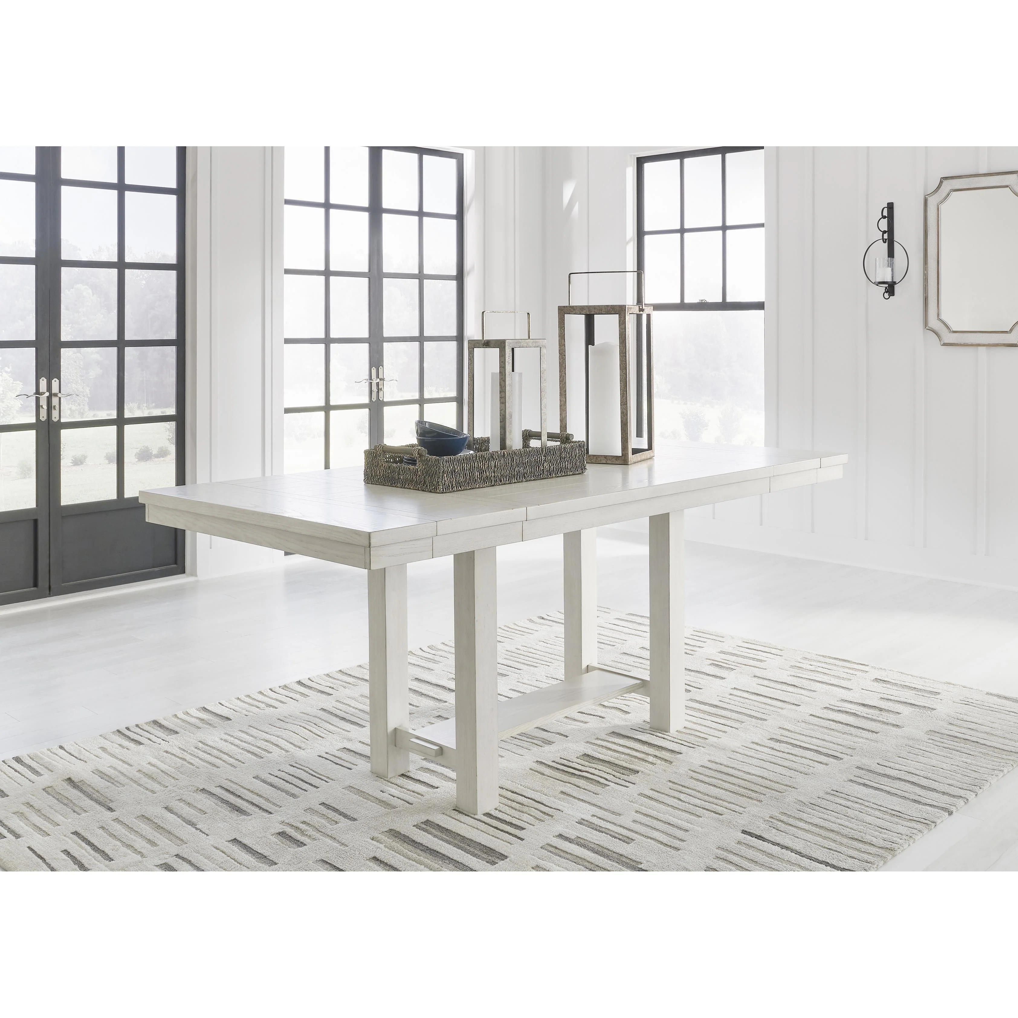 Signature Design by Ashley Robbinsdale D642-32 Rectangular Dining Room Counter Extension Table - Image 7