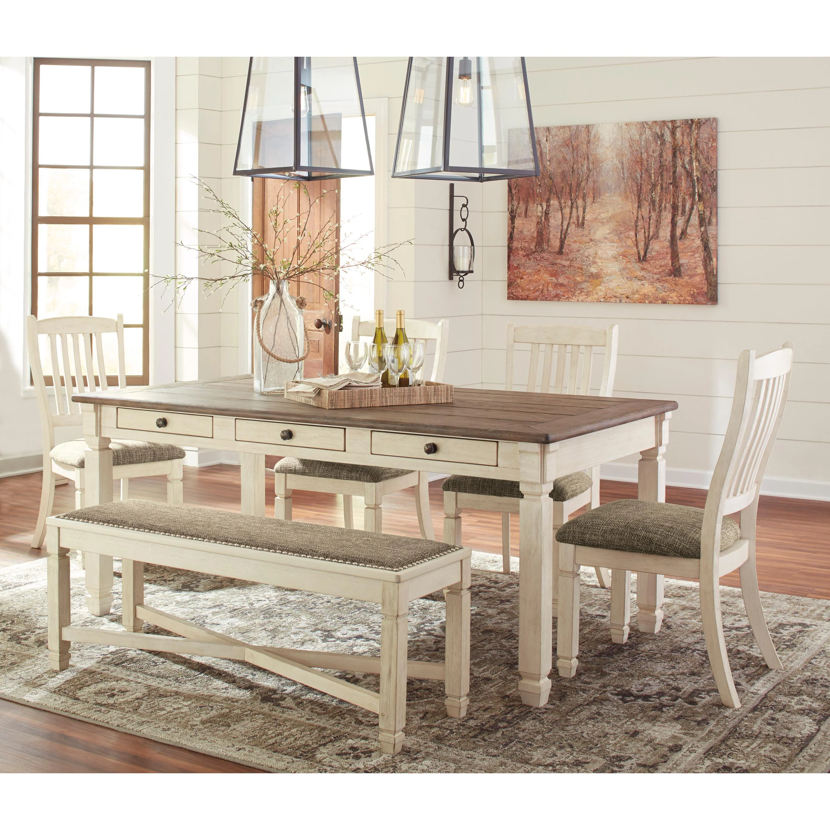 Signature Design by Ashley Bolanburg Dining Table D647-25 - Image 7