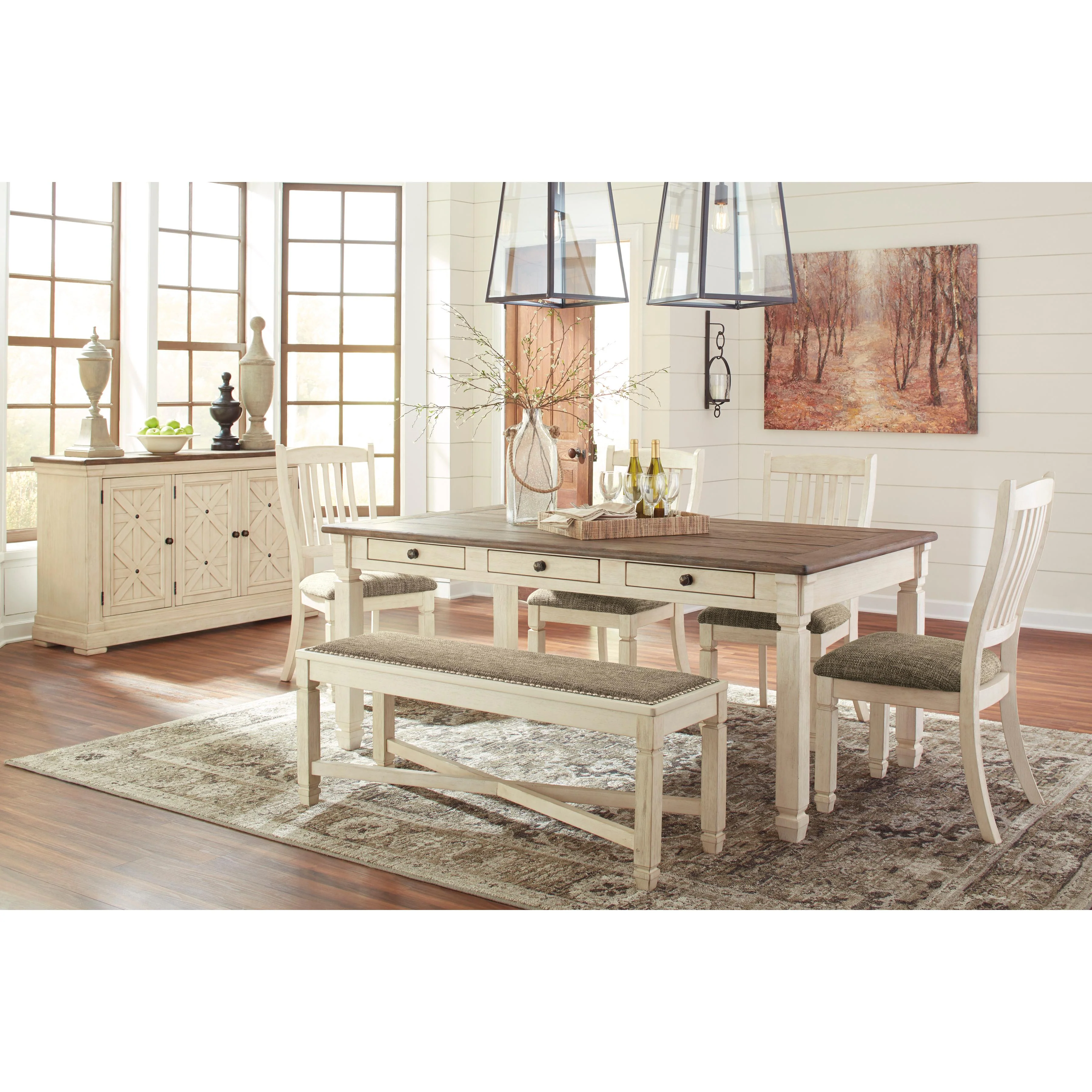 Signature Design by Ashley Bolanburg Dining Table D647-25 - Image 8