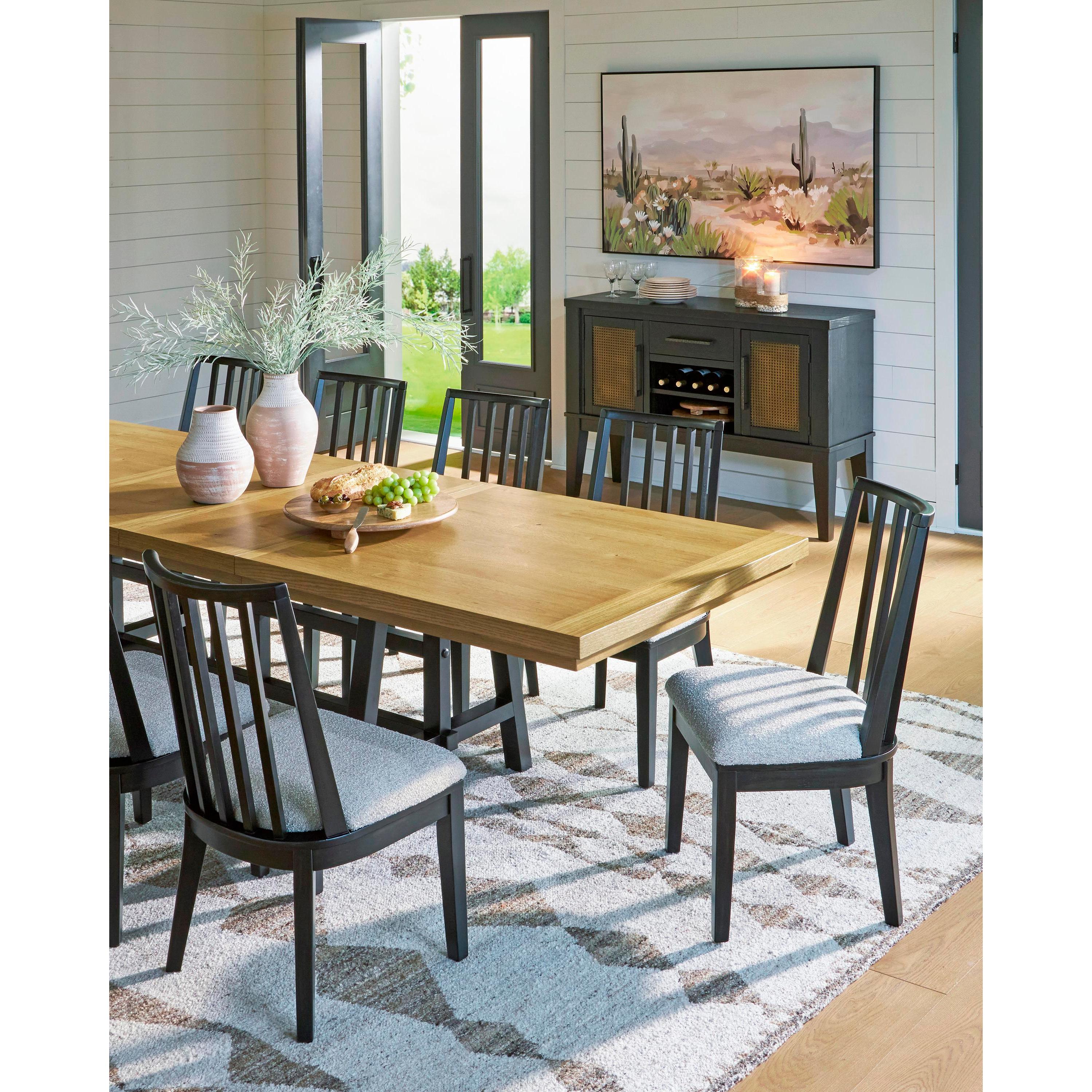 Signature Design by Ashley Galliden D841-55 Rectangular Dining Room Extension Table - Image 9