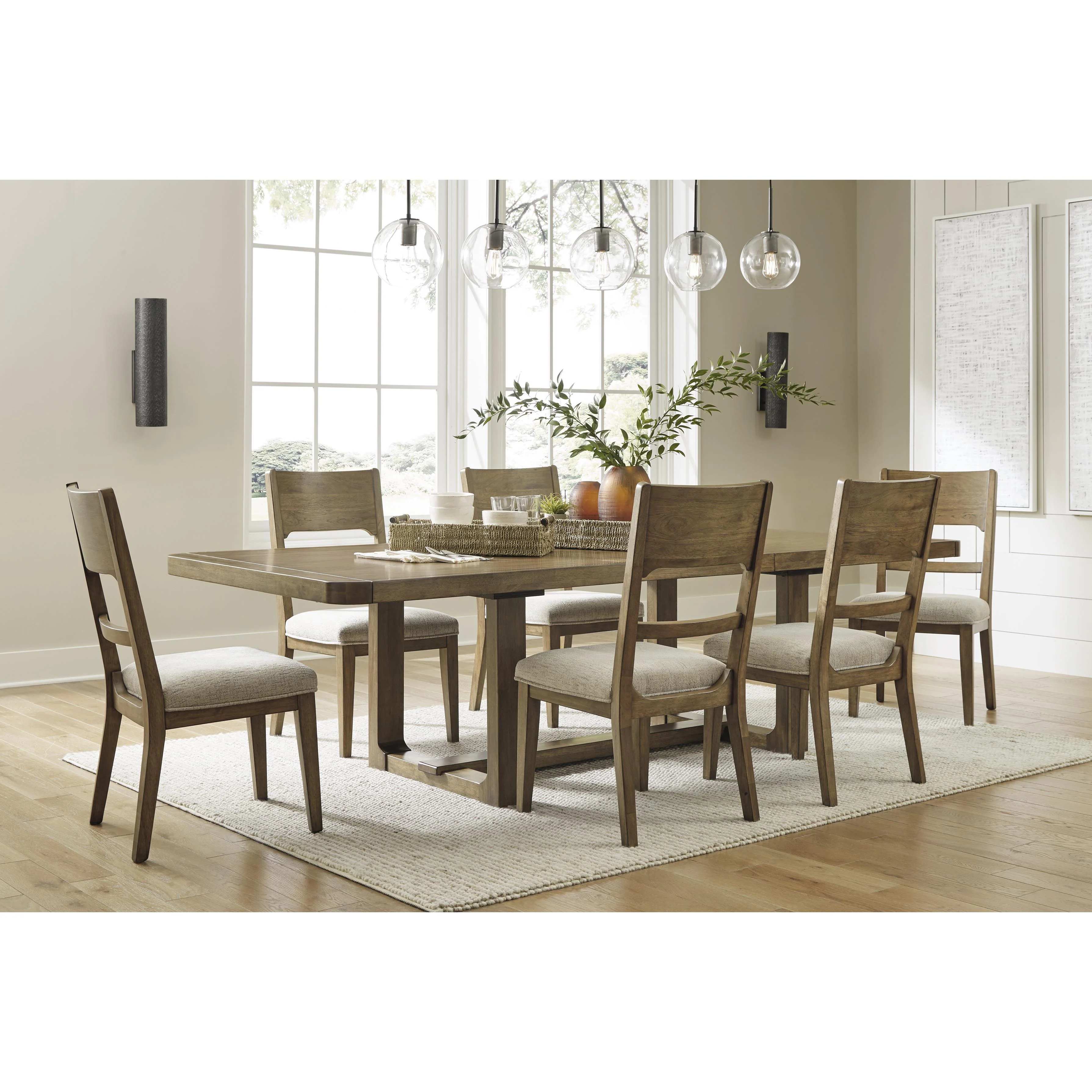 Signature Design by Ashley Cabalynn D974-35 Rectangular Dining Room Extension Table - Image 17
