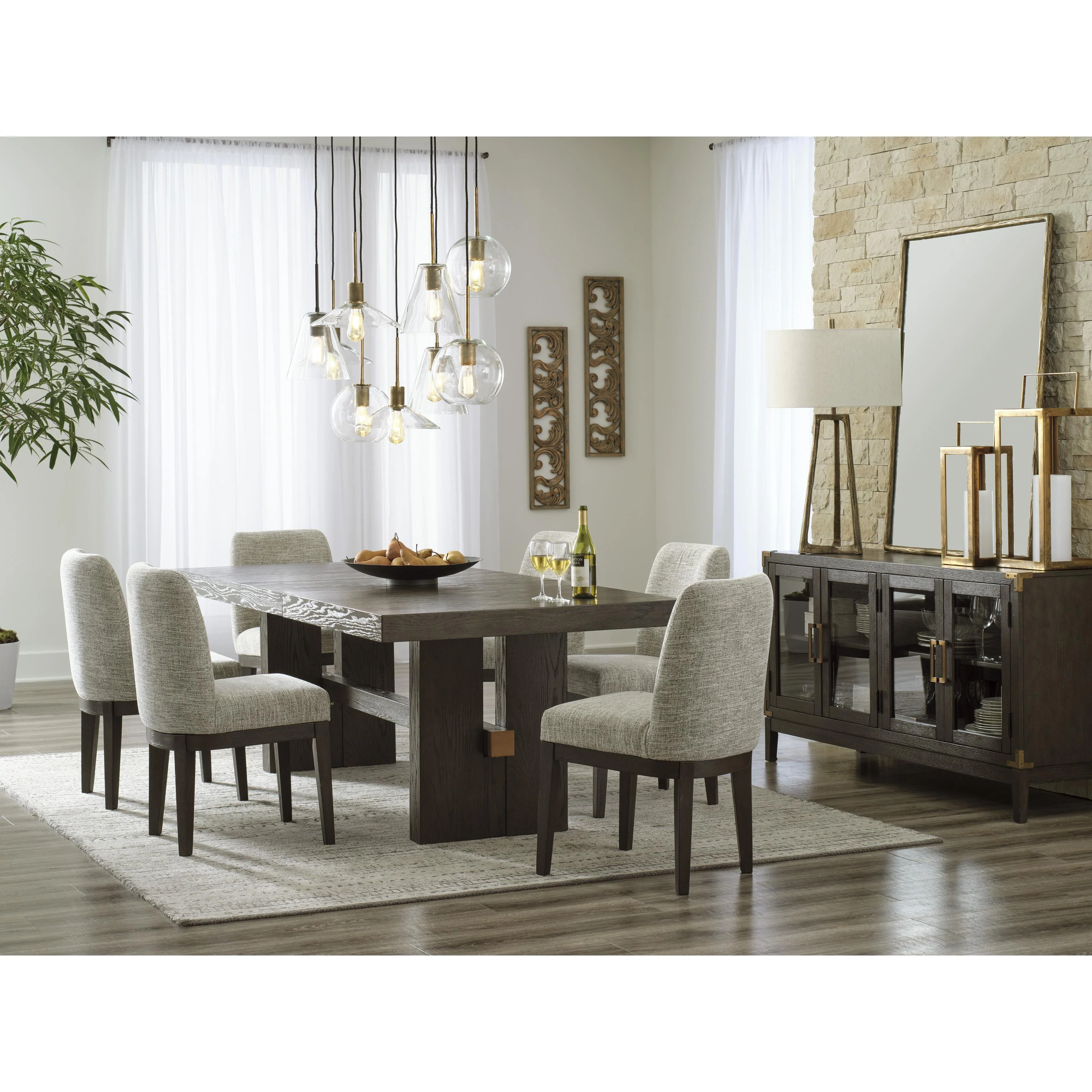 Signature Design by Ashley Burkhaus D984-45 Rectangular Dining Room Extension Table - Image 11