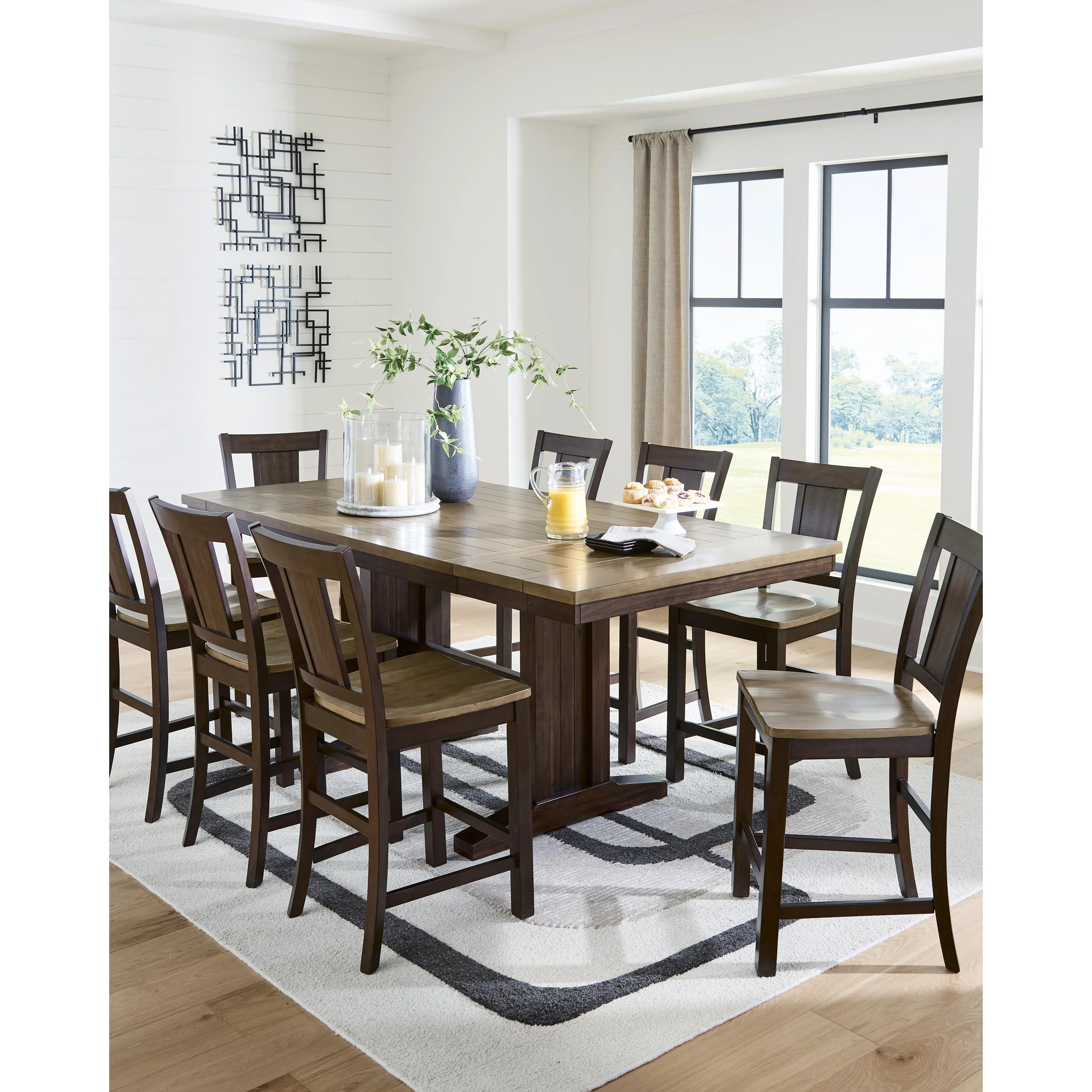 Signature Design by Ashley Rylandeen PCD651-32 Rectangular Dining Room Counter Extension Table - Image 15
