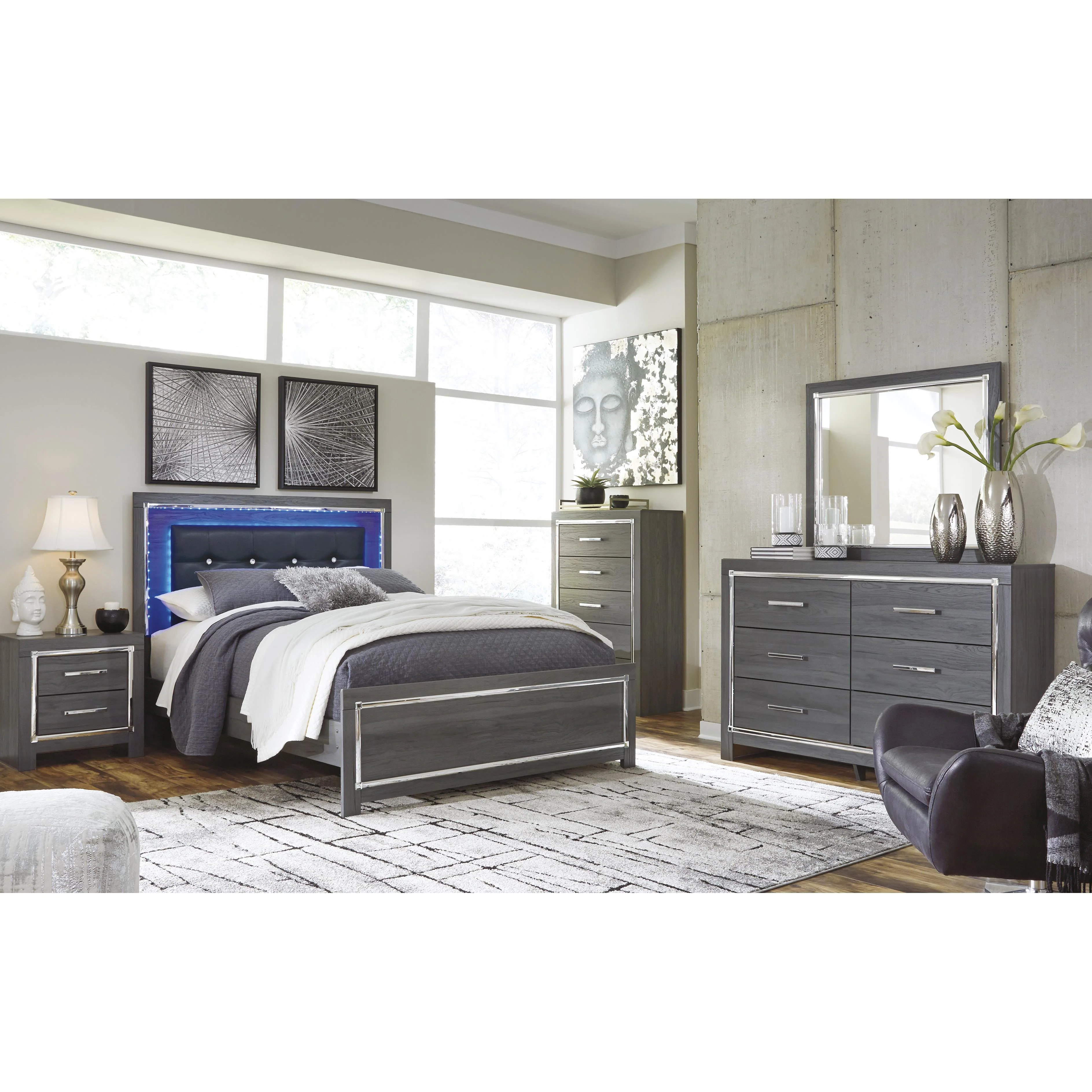 Signature Design by Ashley Lodanna B214B1 Dresser and Mirror - Image 12