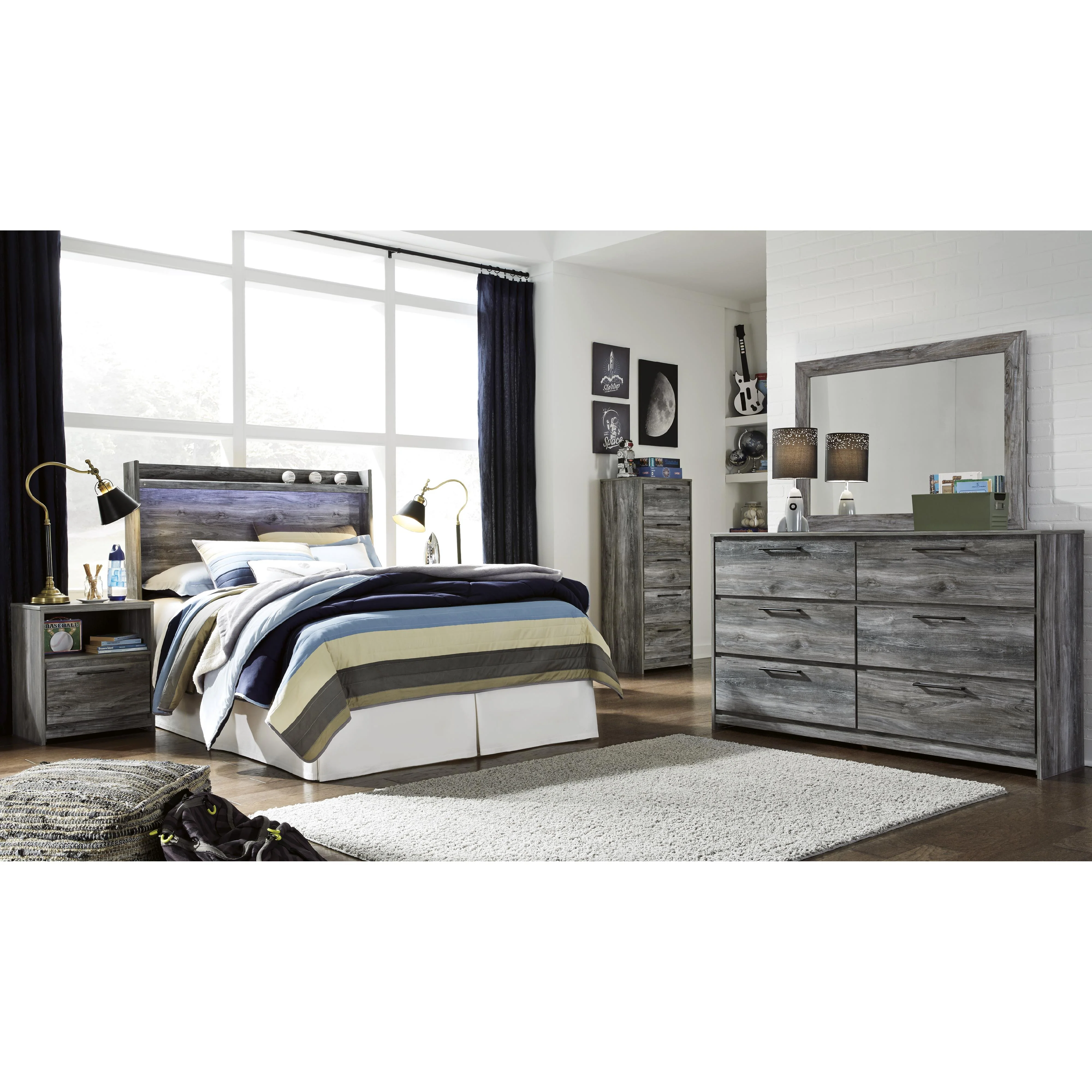 Signature Design by Ashley Baystorm B221B30 Dresser and Mirror - Image 19