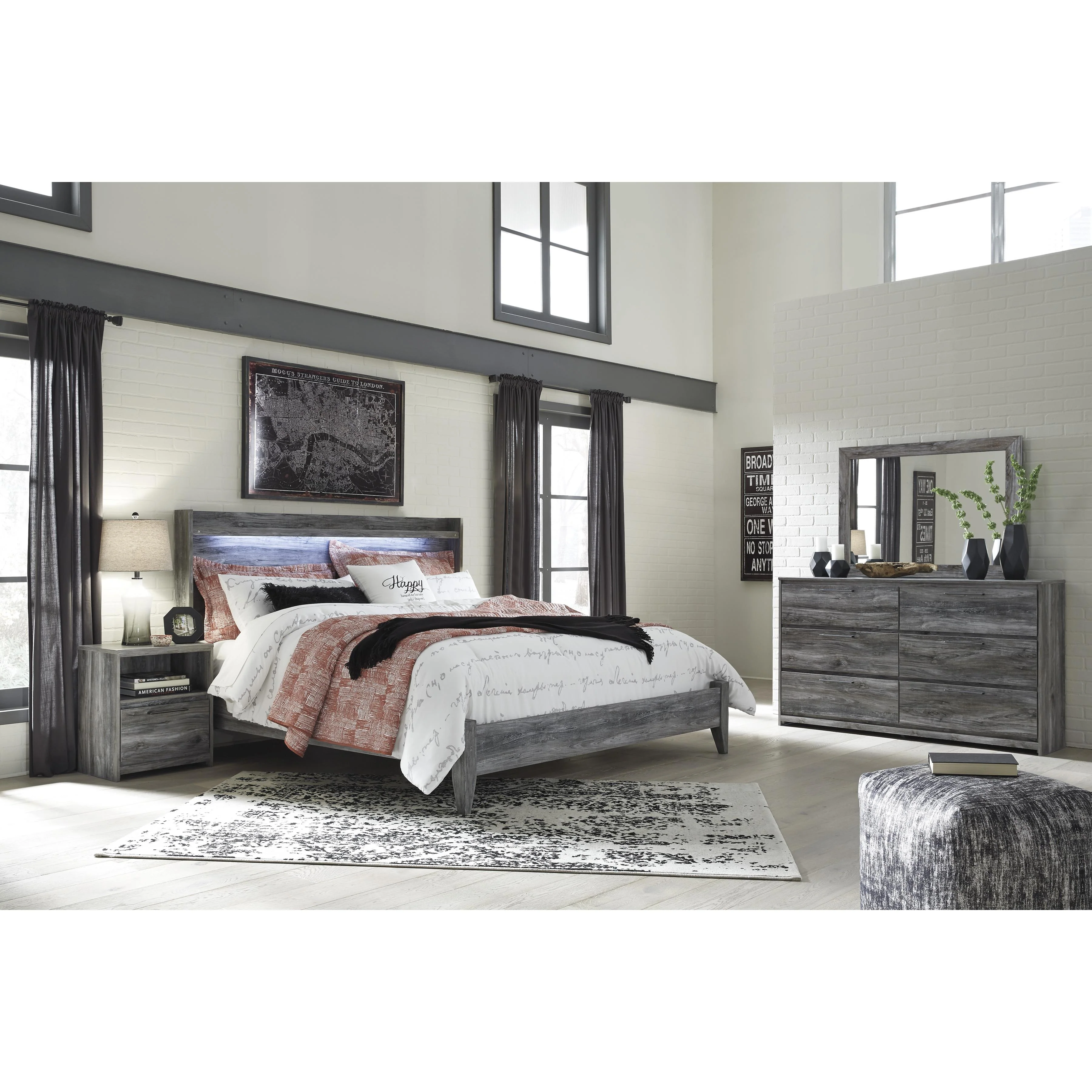 Signature Design by Ashley Baystorm B221B30 Dresser and Mirror - Image 6