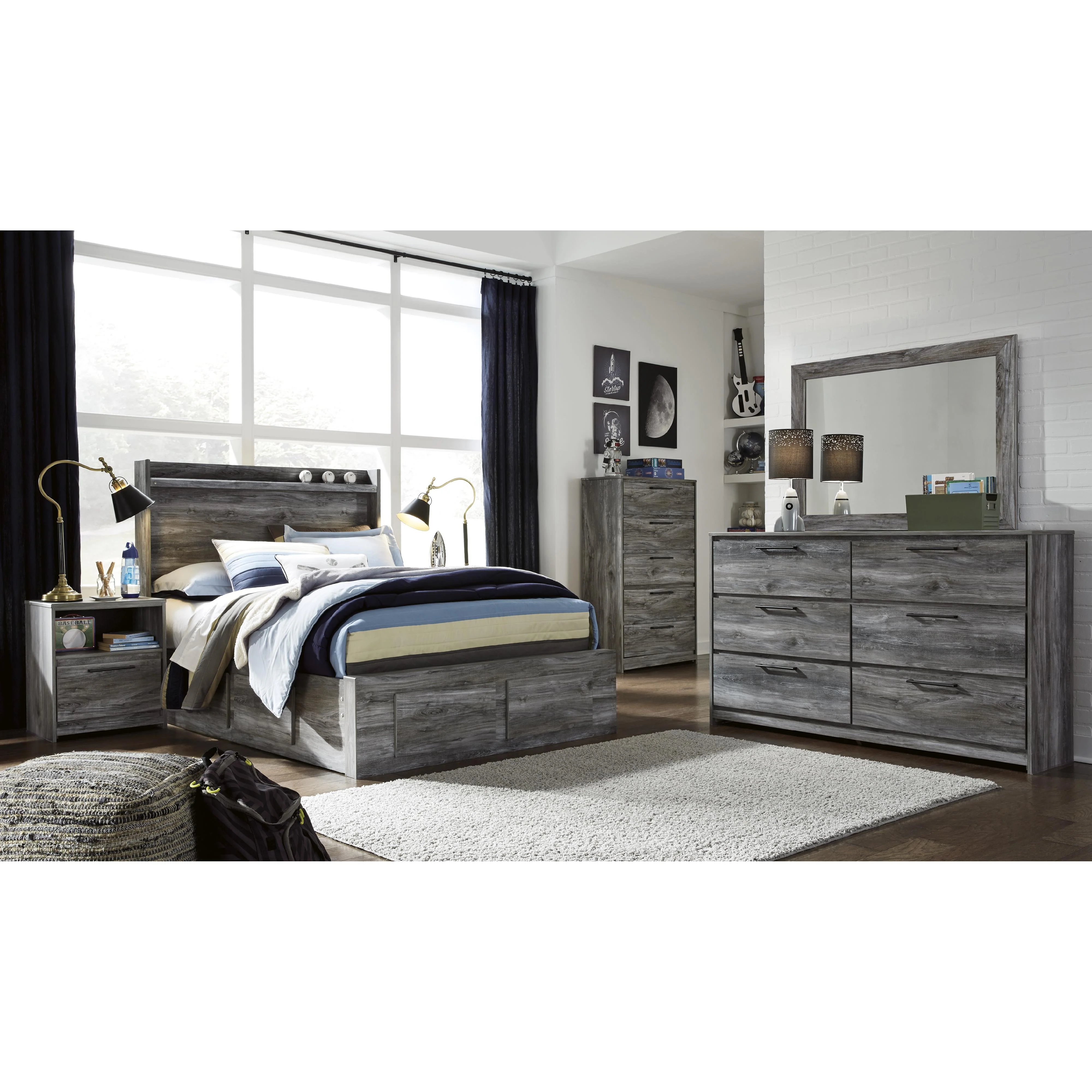 Signature Design by Ashley Baystorm B221B30 Dresser and Mirror - Image 9