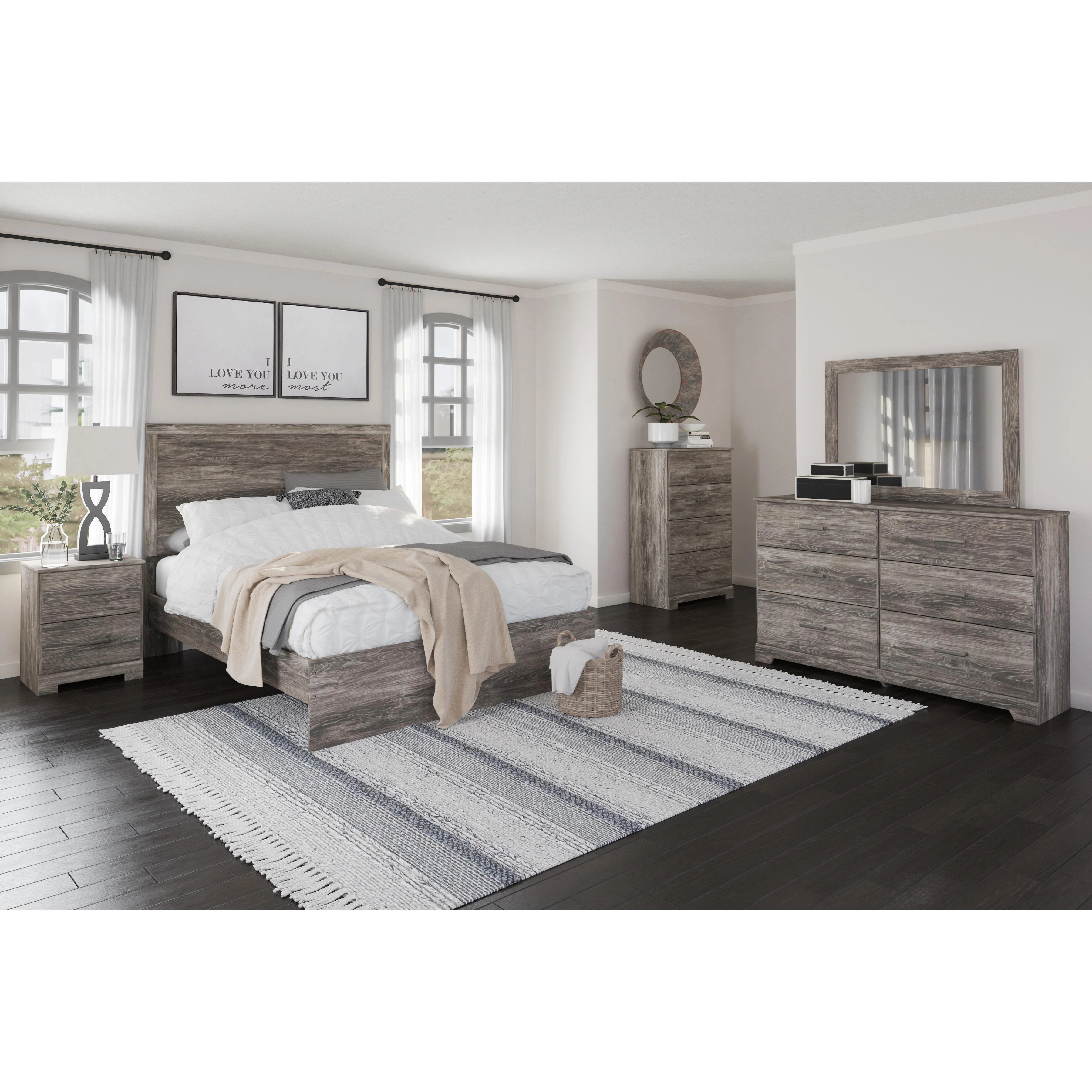 Signature Design by Ashley Ralinksi B2587B1 Dresser and Mirror - Image 6