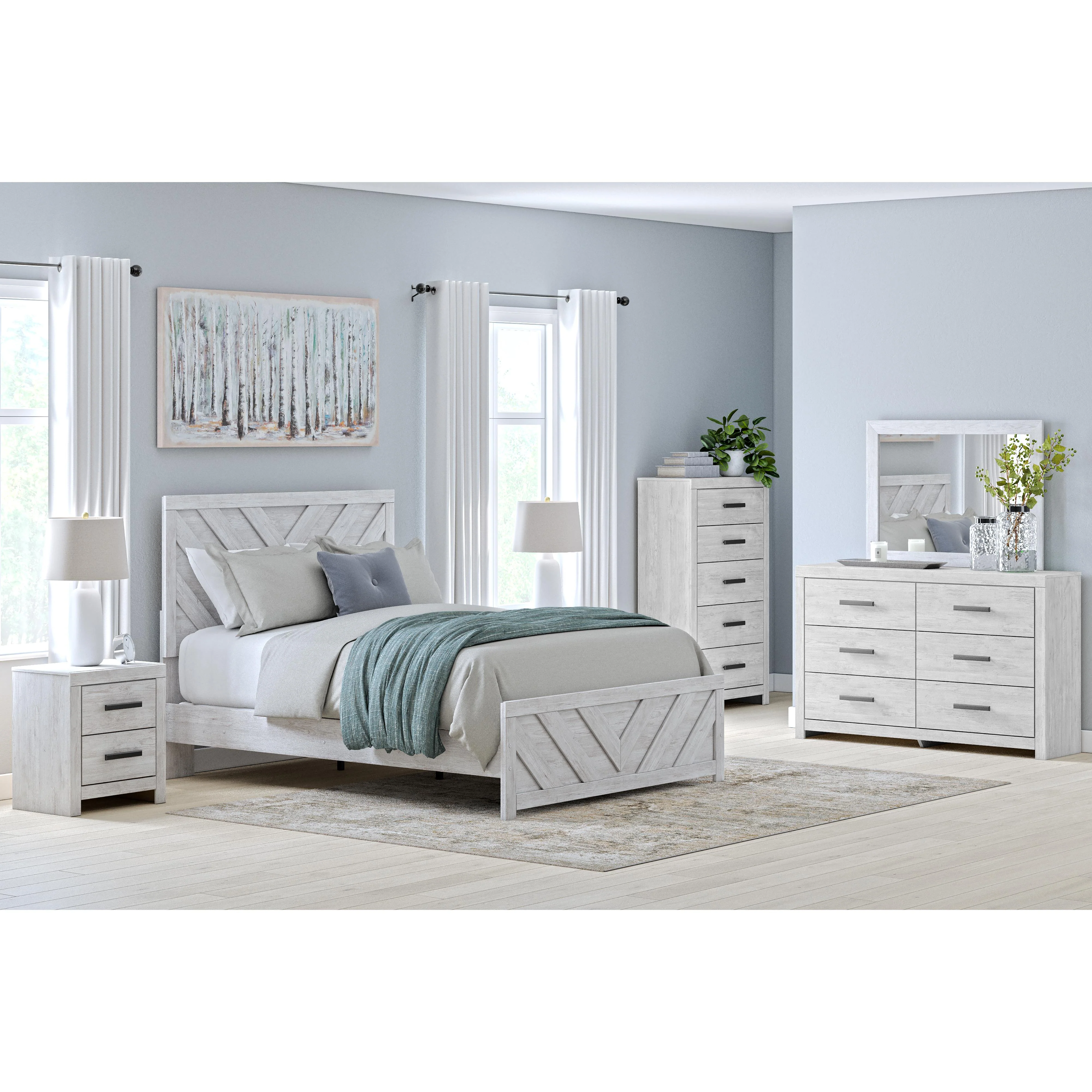 Signature Design by Ashley Cayboni B3788B1 Dresser and Mirror - Image 8