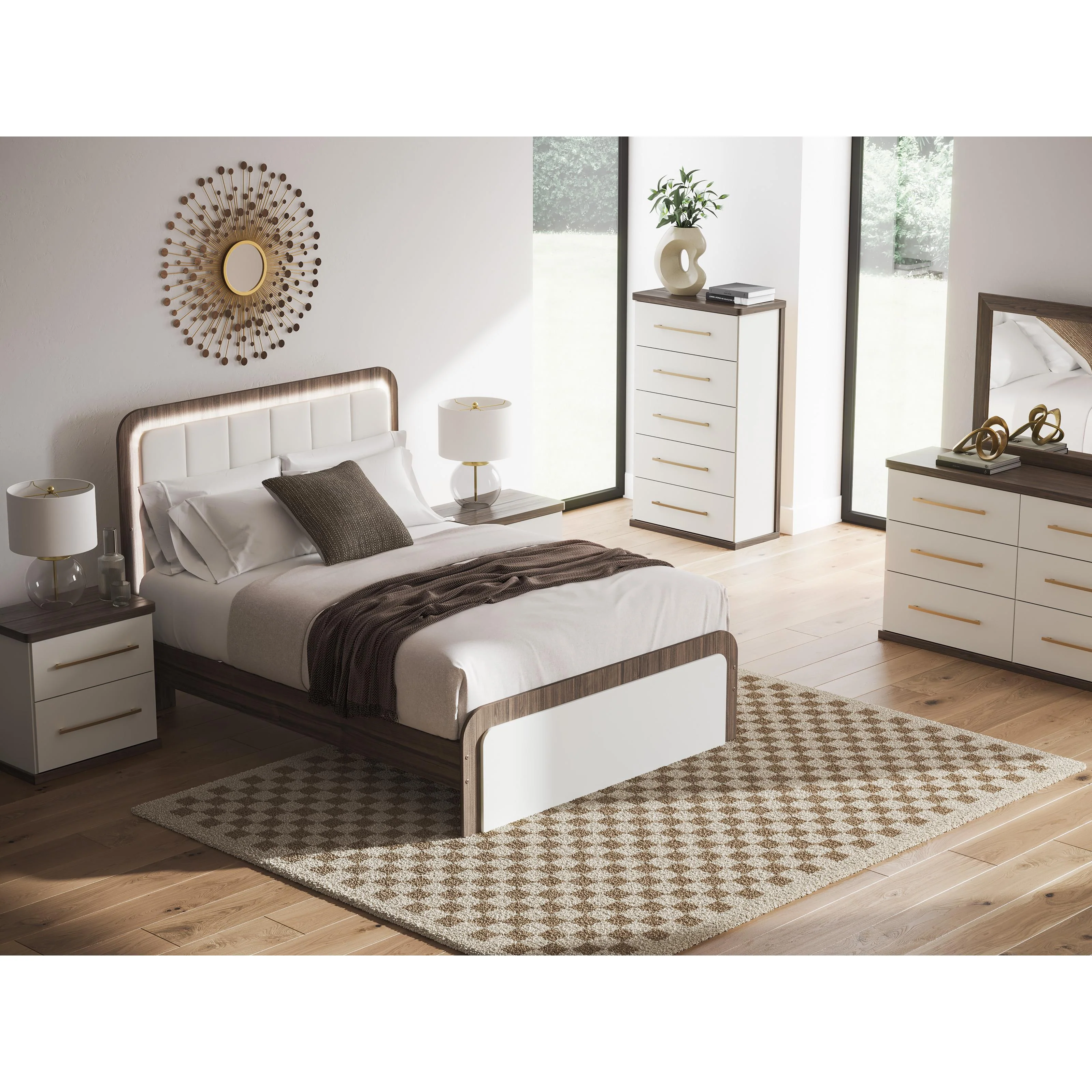 Signature Design by Ashley Kendanport PCB1108B1 Dresser and Mirror - Image 10
