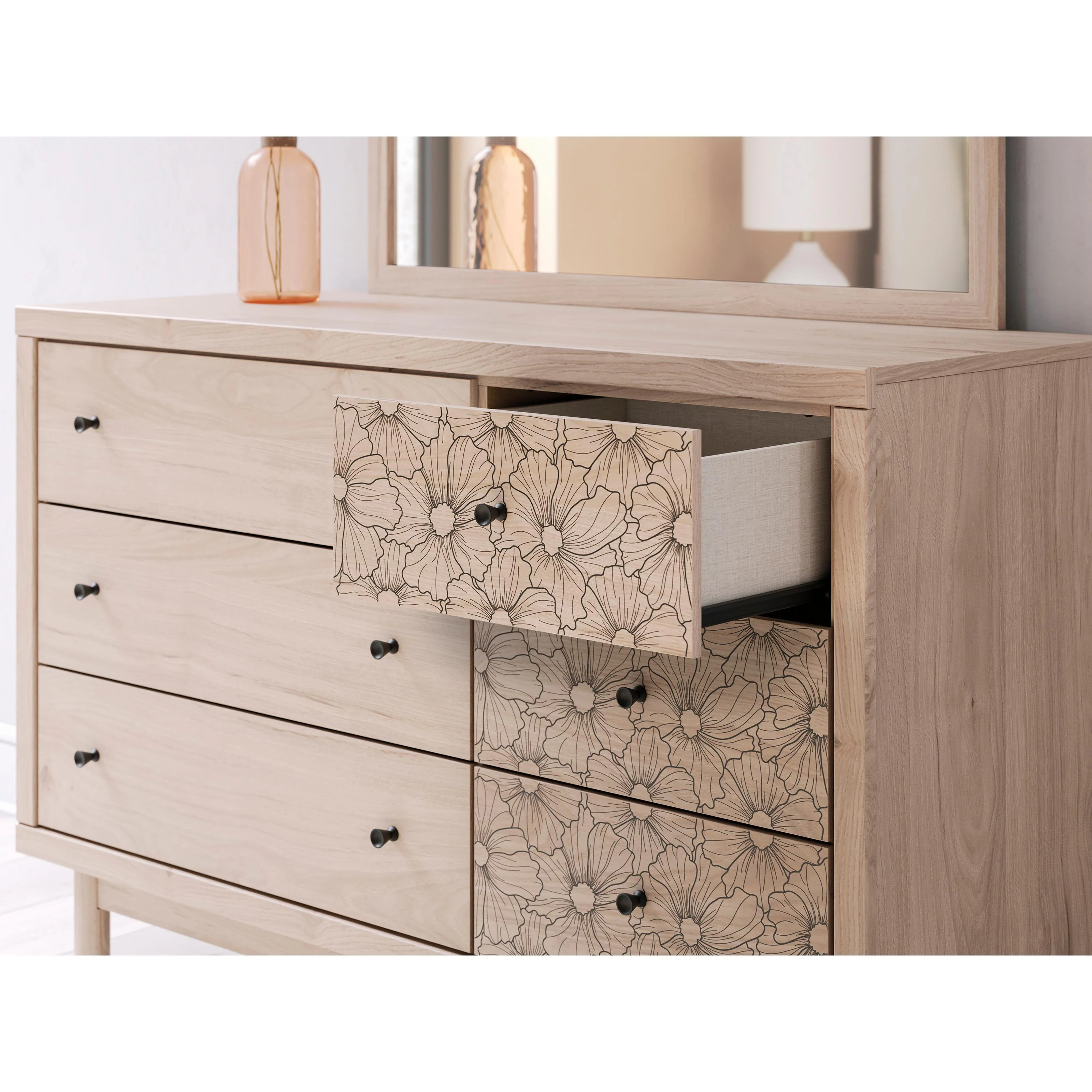 Signature Design by Ashley Arloster PCB1566-221 Six Drawer Dresser - Image 9