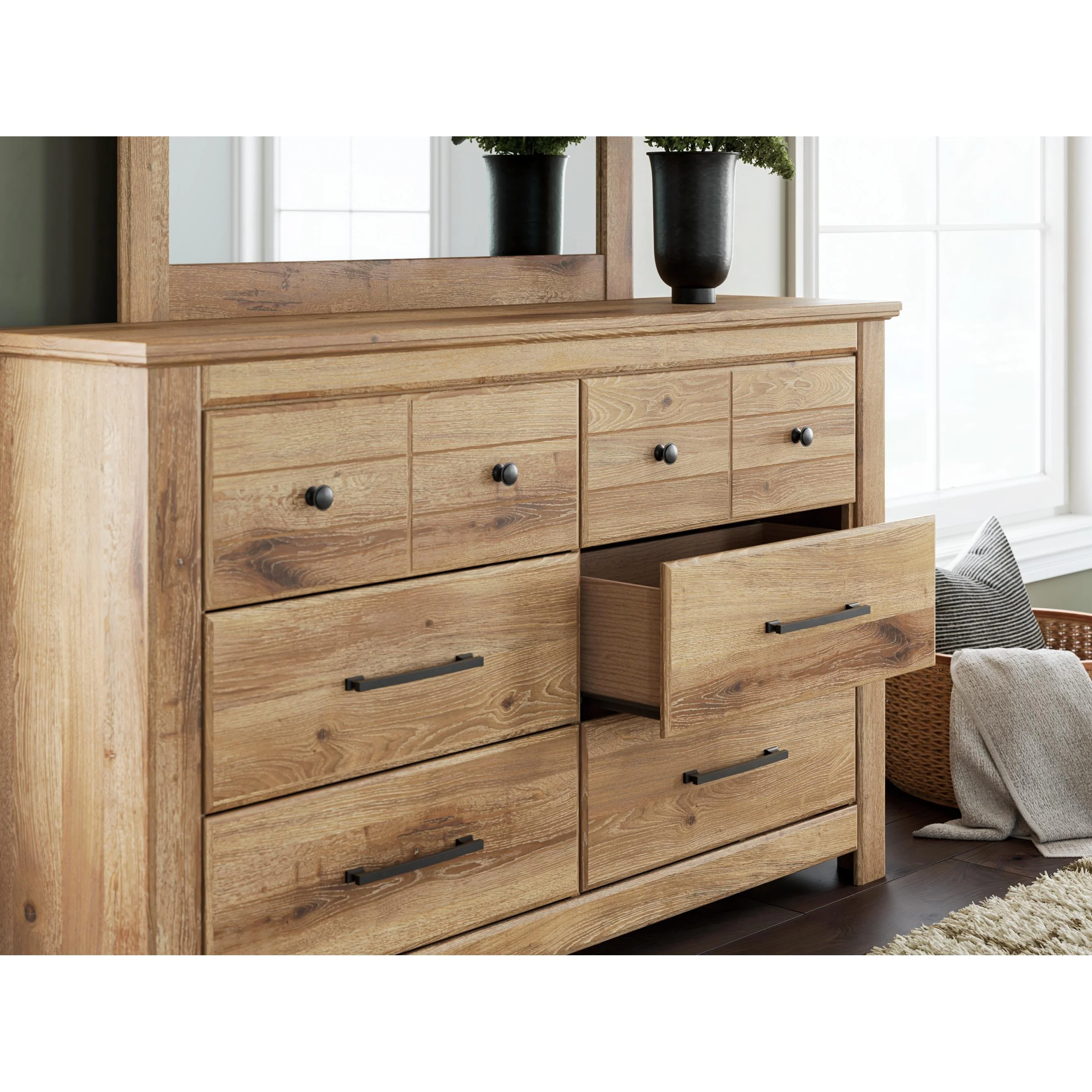 Signature Design by Ashley Makidern PCB1170B1 Dresser and Mirror - Image 9