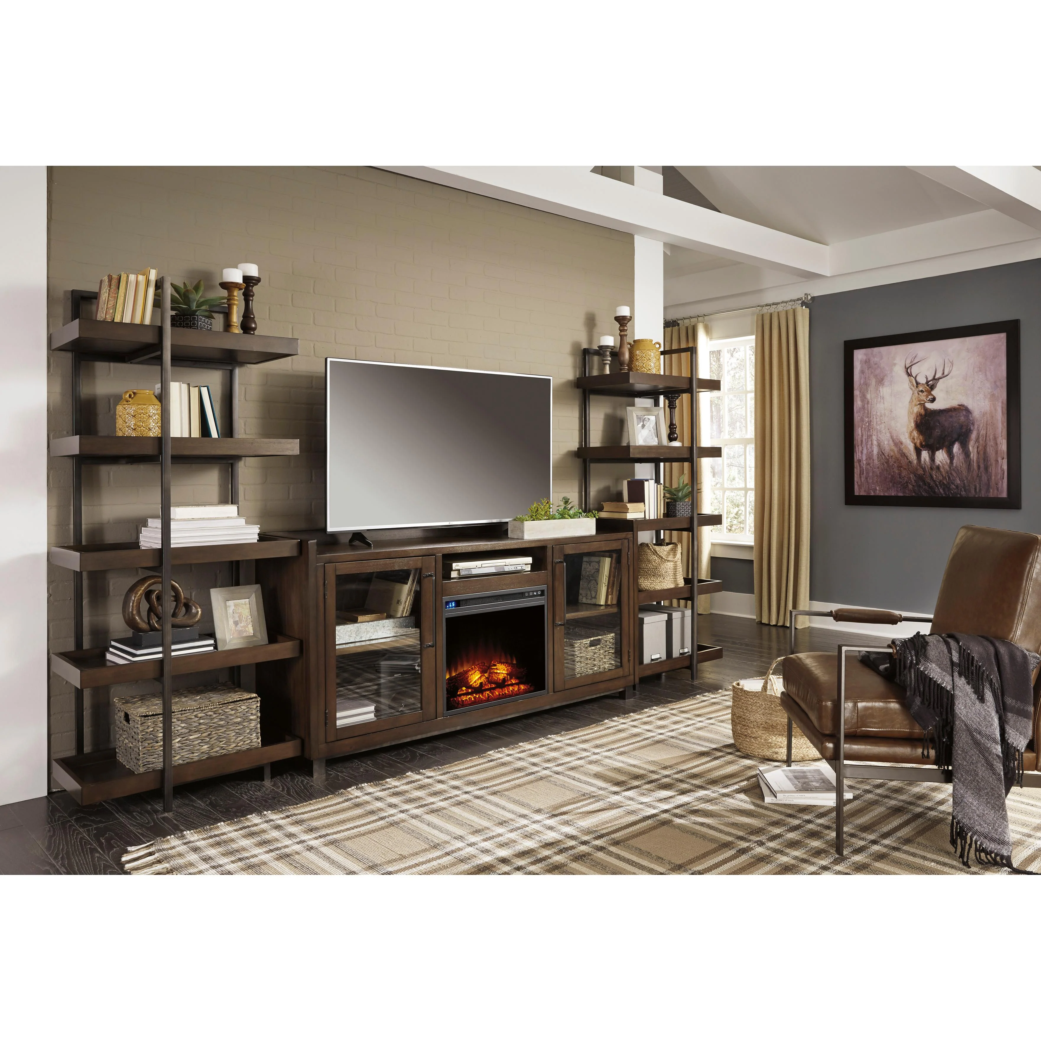 Signature Design by Ashley Starmore W633W1 3 pc Entertainment Center - Image 5