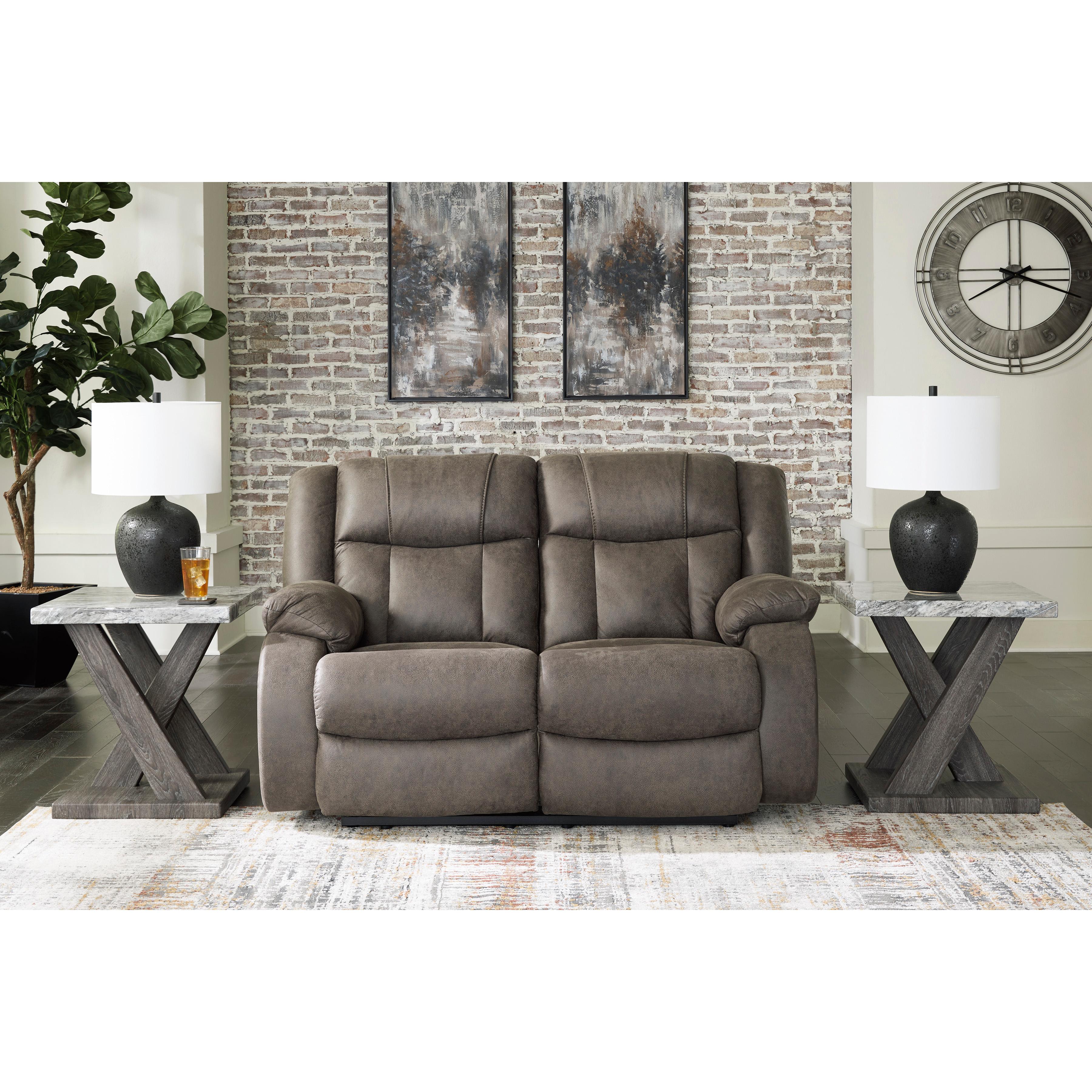Signature Design by Ashley First Base 68804U1 2 pc Reclining Living Room Set - Image 4