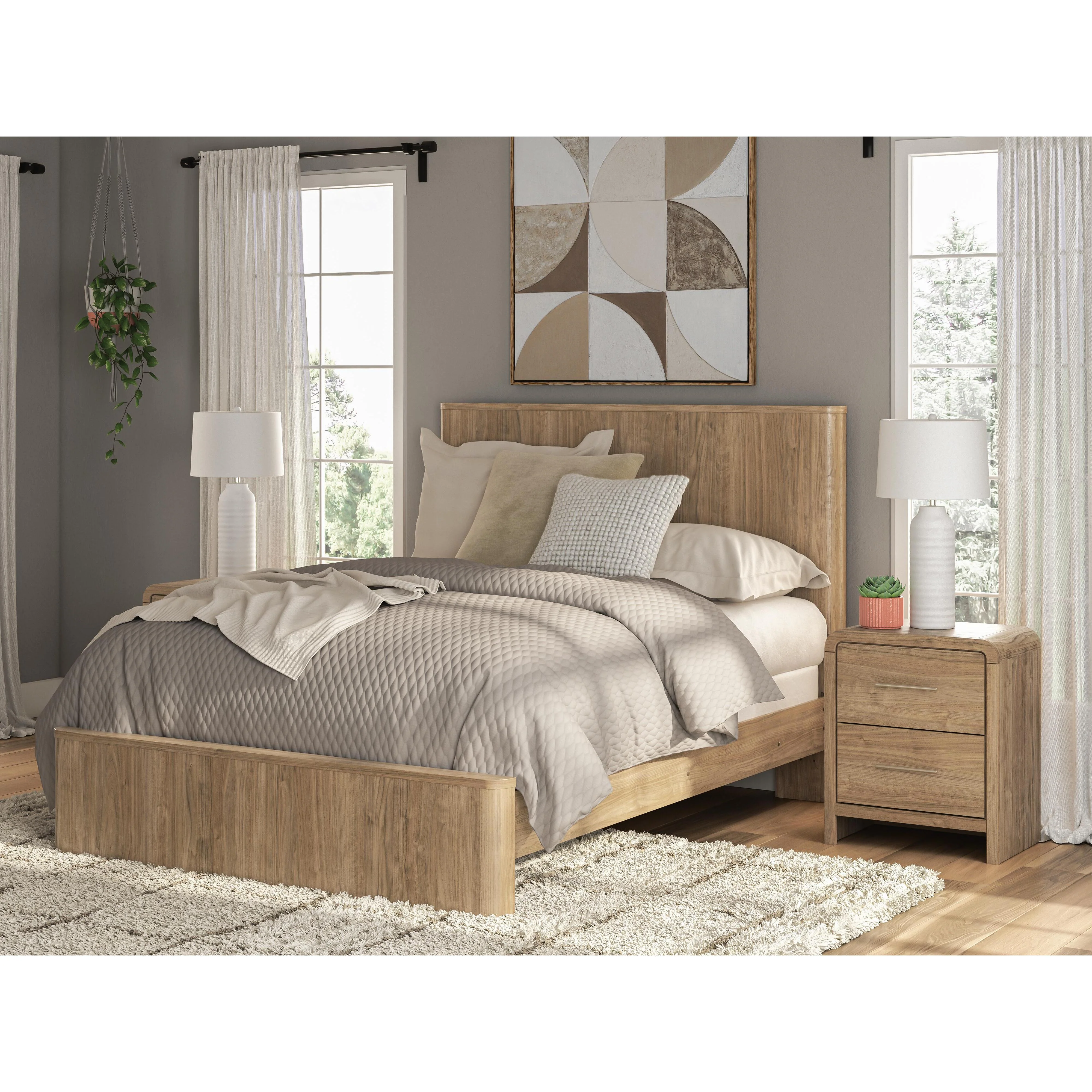 Signature Design by Ashley Dovander PCB1121B4 Queen Panel Bed - Image 2