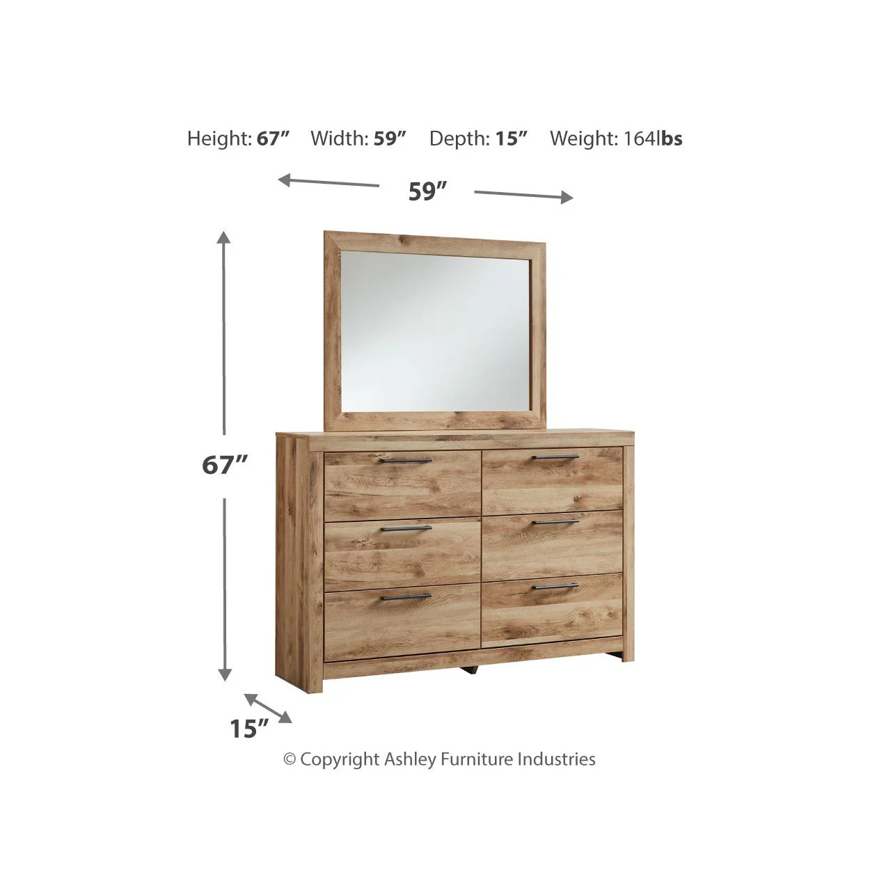 Signature Design by Ashley Hyanna B1050B59 8 pc Queen Bedroom Set - Image 4